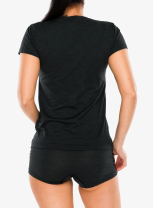 Merinoshirt Damen Sensor Merino Cordura SS Tee - black