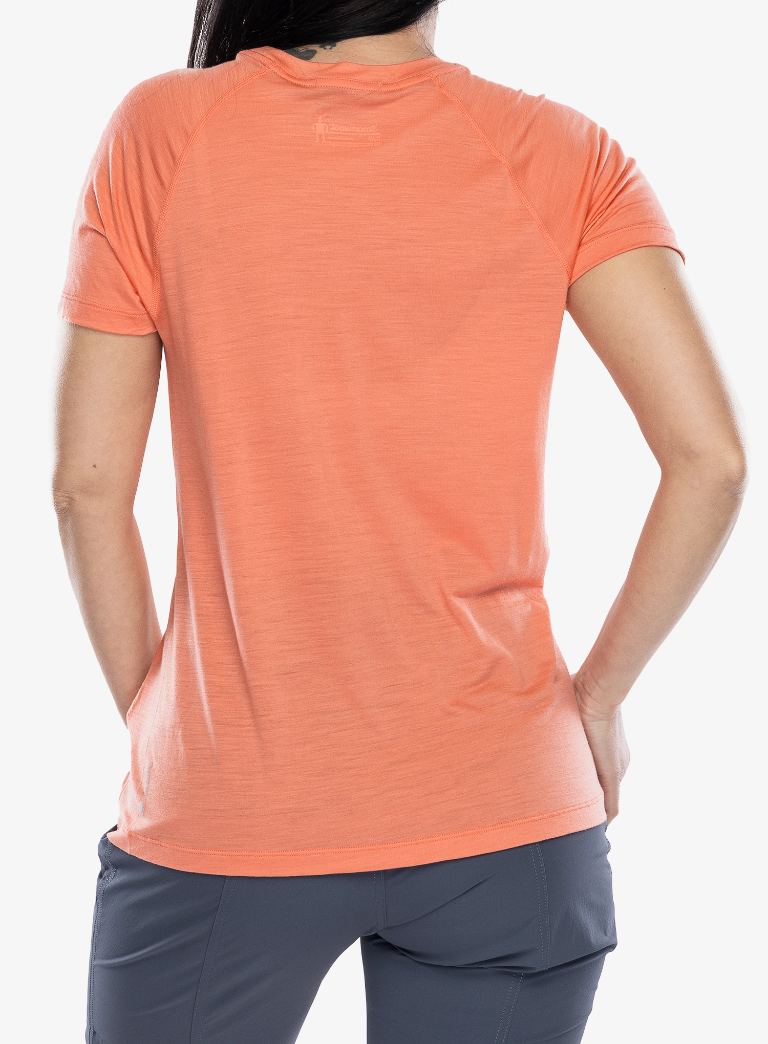 Merinoshirt Damen Smartwool Active Ultralite Short Sleeve - coral reef