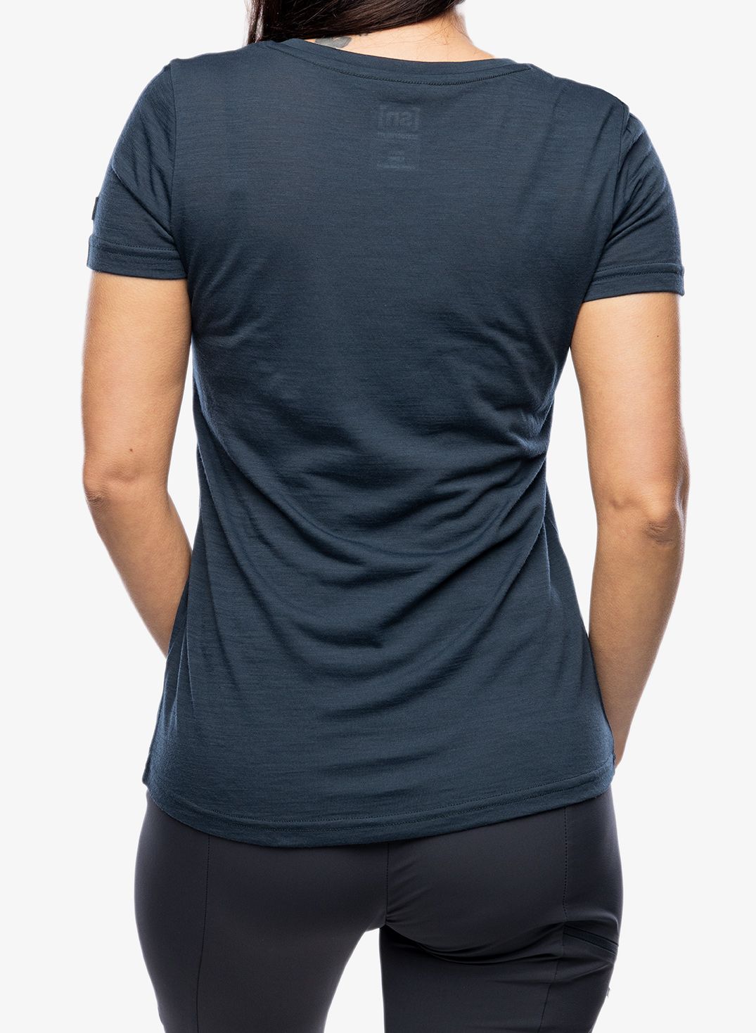 Merinoshirt Damen Super.natural Preikestolen Cliffs Tee - blueberry/feather grey/copper