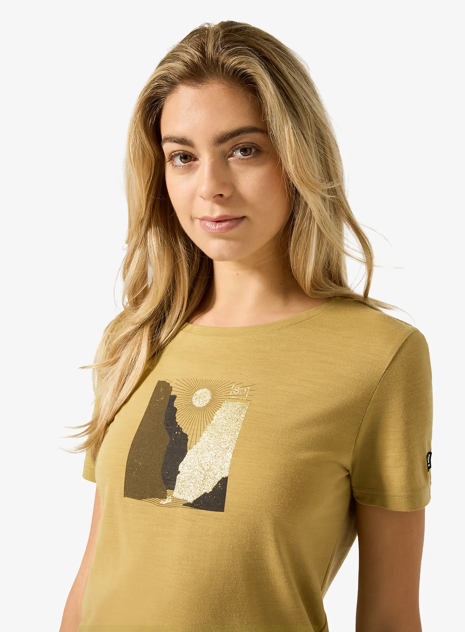 Merinoshirt Damen Super.natural Rio Grande Tee - sahara/various