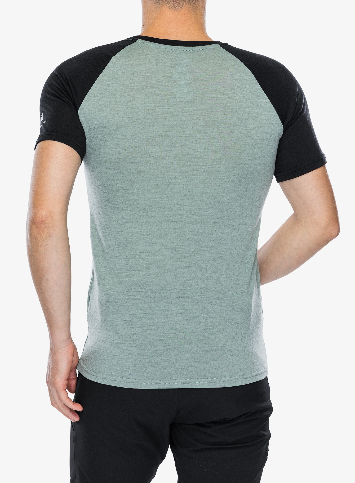 Merinoshirt Hannah Taregan - anthracite/lily pad