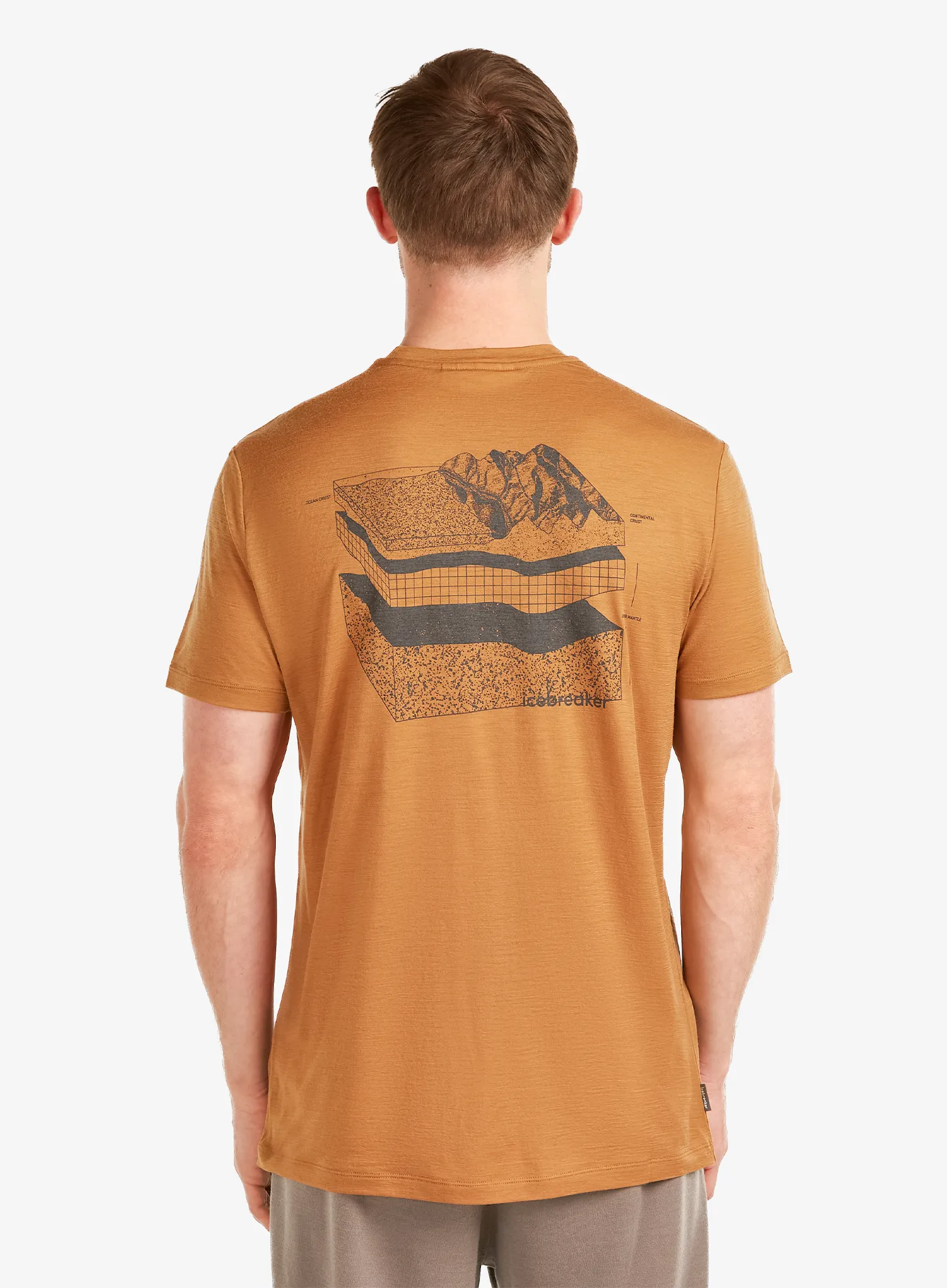 Merinoshirt Icebreaker Merino 150 Tech Lite SS Tee Evolving Layers - trail