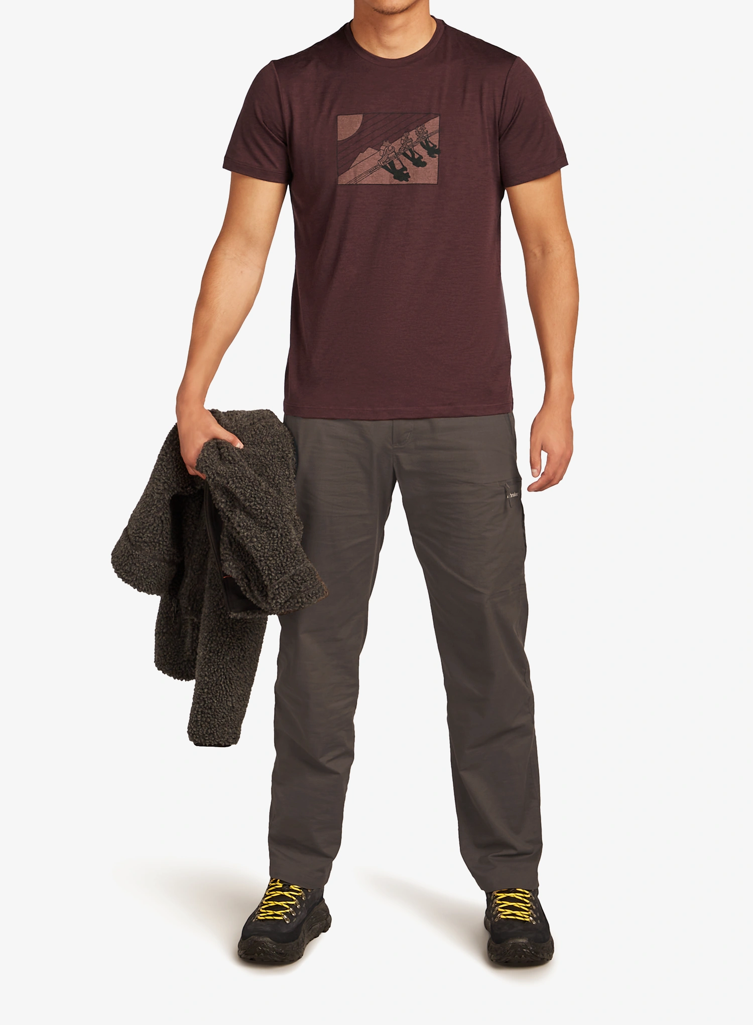 Merinoshirt Icebreaker Merino 150 Tech Lite SS Tee In The Wild - java