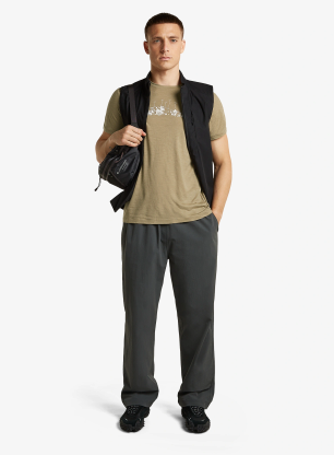 Merinoshirt Icebreaker Merino 150 Tech Lite SS Tee Massif - cumin