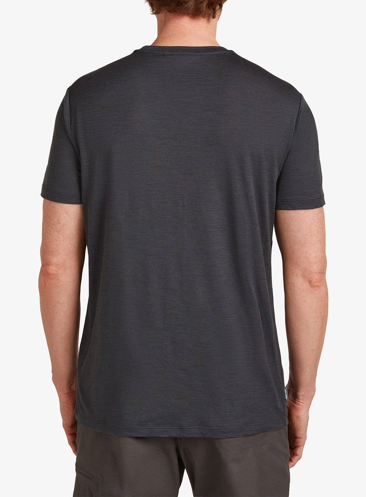 Merinoshirt Icebreaker Merino 150 Tech Lite SS Tee The Climb - obsidian