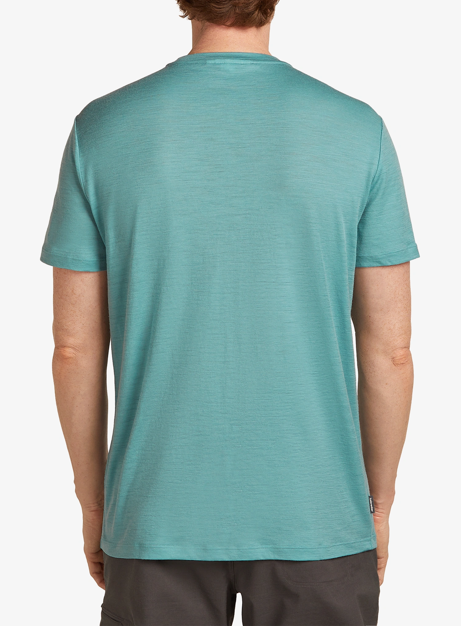 Merinoshirt Icebreaker Merino 150 Tech Lite SS Tee The Peaks - hydro
