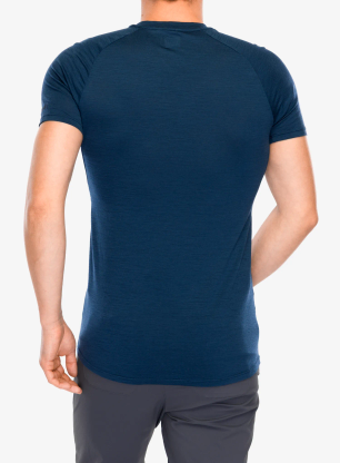 Merinoshirt Inov-8 Merino Short Sleeve T-Shirt - navy