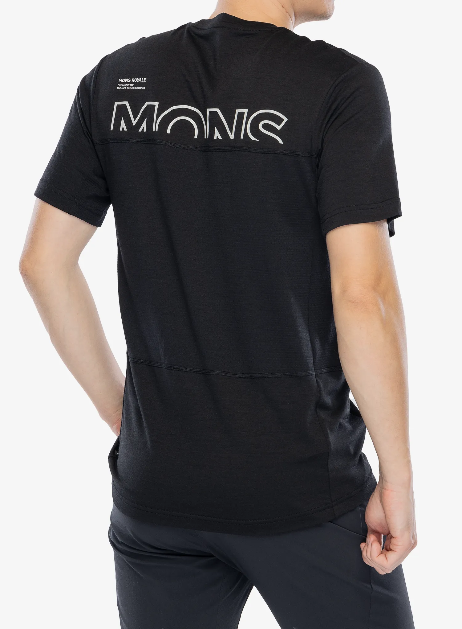Merinoshirt Mons Royale Tarn Merino Shift T-Shirt - black