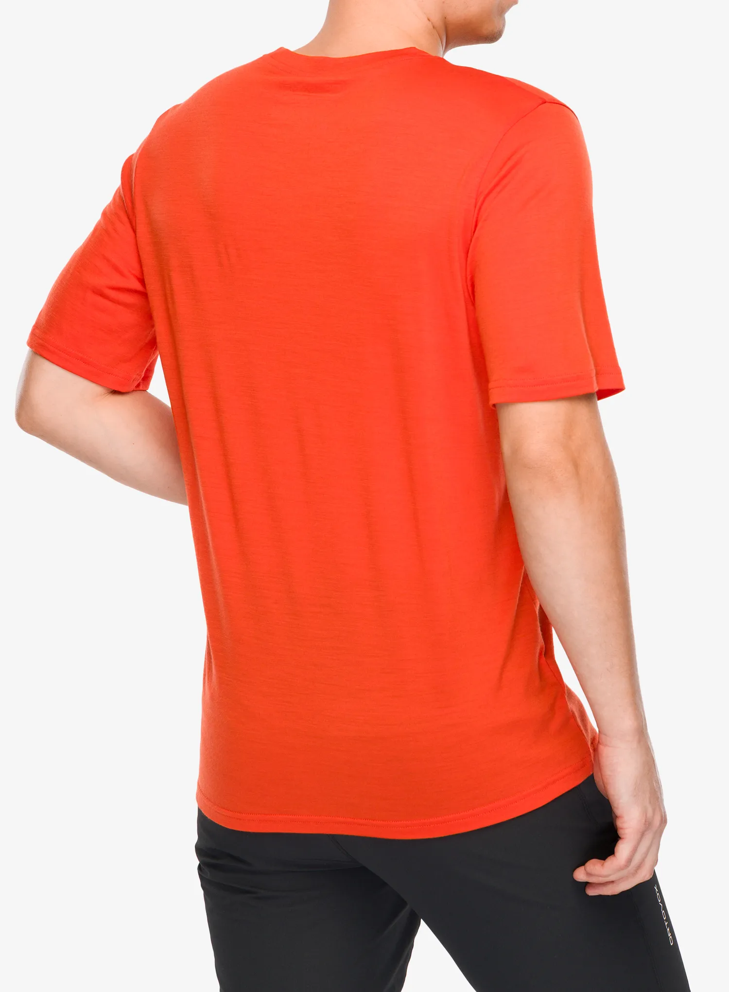 Merinoshirt Ortovox 140 Cool Mtn Gradient TS - hot orange