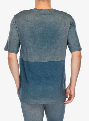 Merinoshirt Ortovox 185 Merino Patch Print Ts - aop green sage