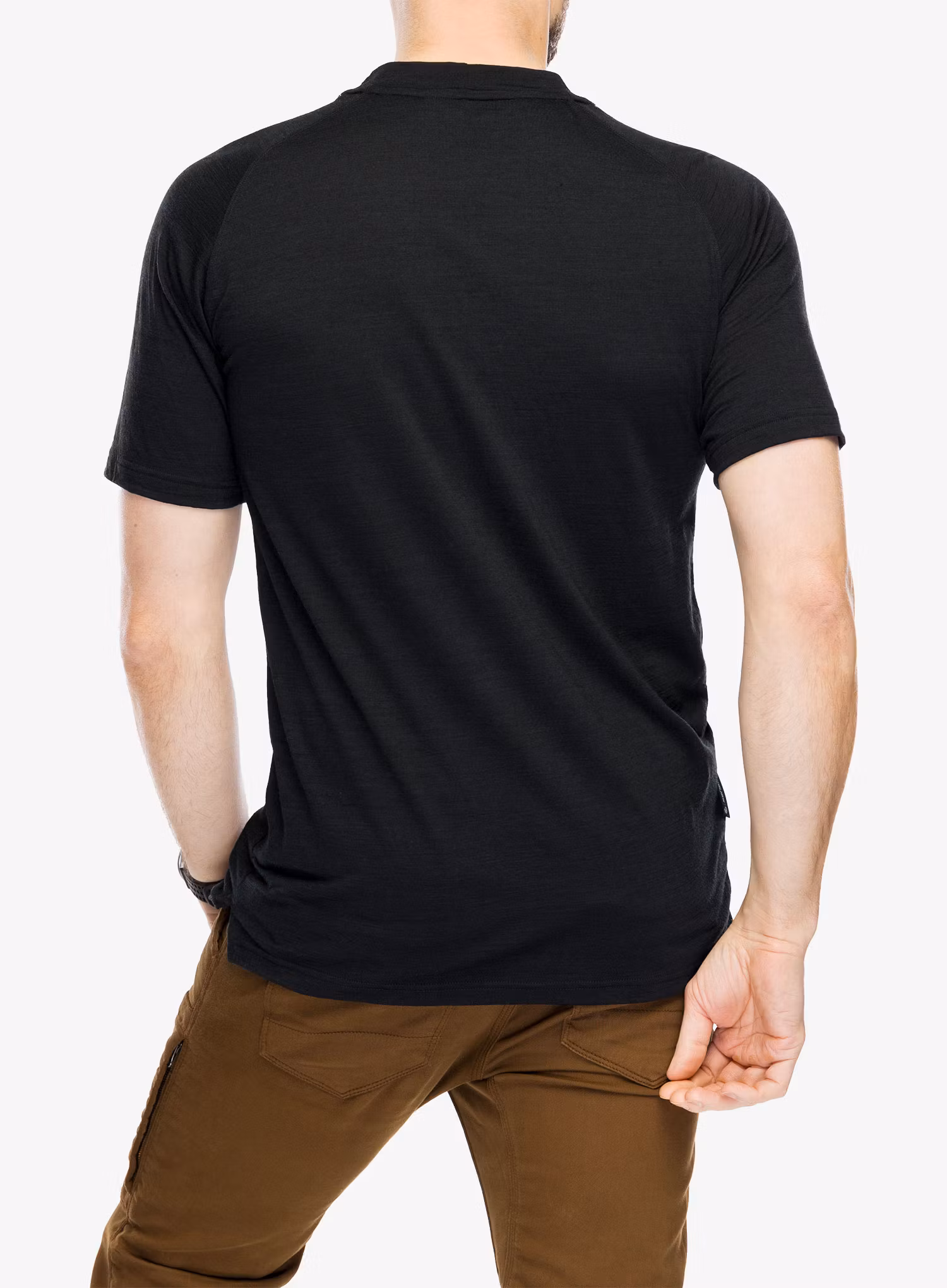 Merinoshirt Sensor Merino Air RJ Everest Tee - black