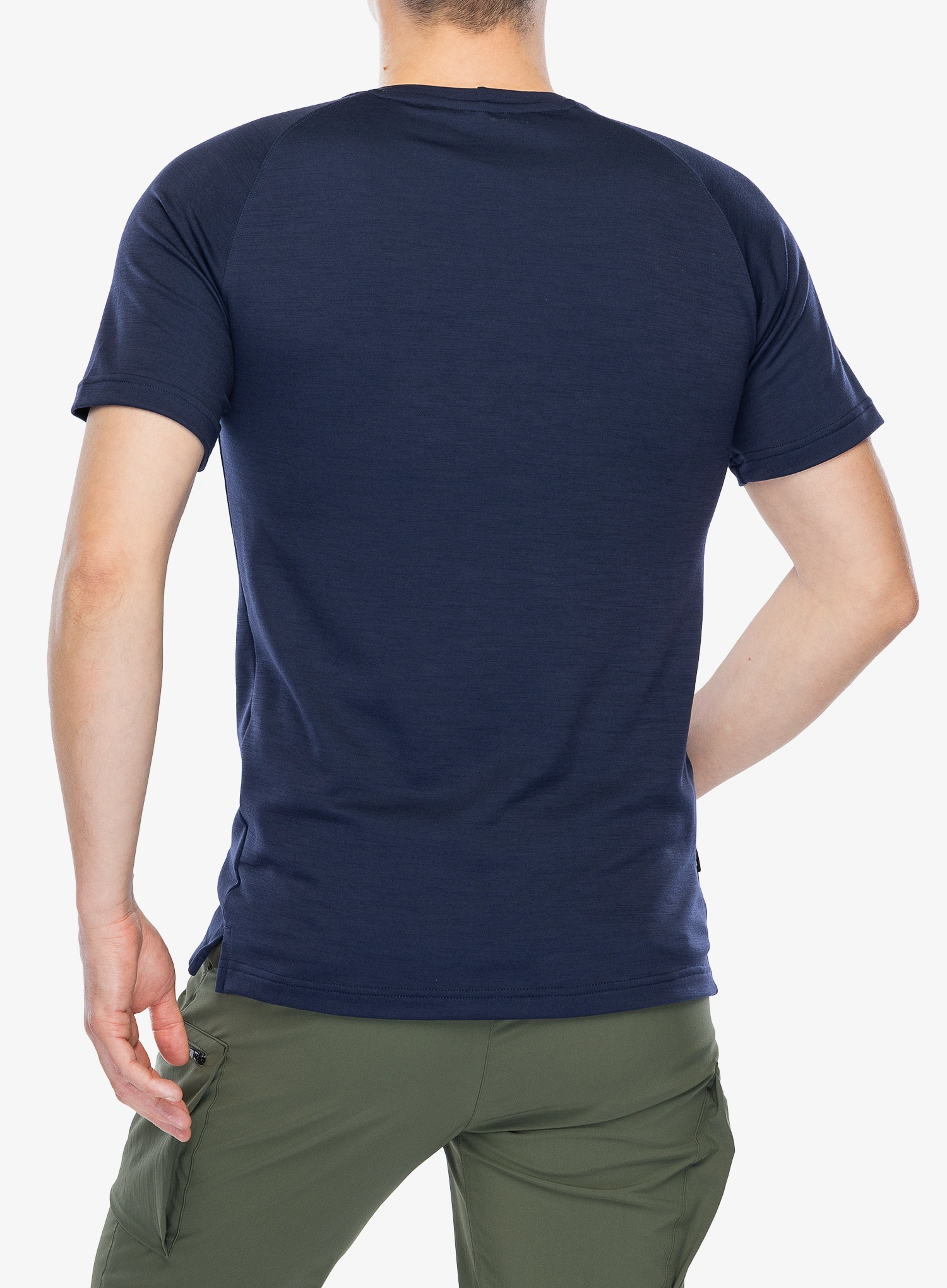 Merinoshirt Sensor Merino Blend Moon SS Tee - deep blue