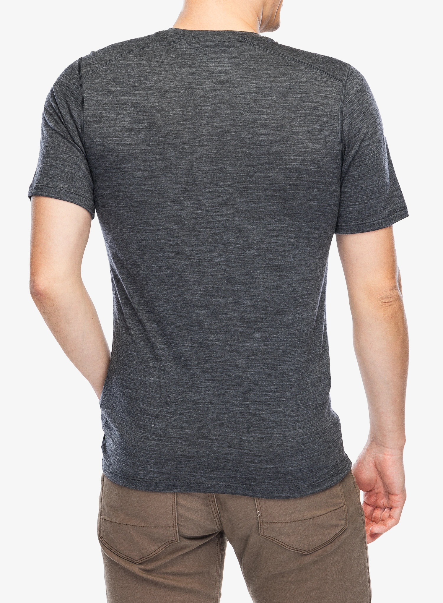 Merinoshirt Smartwool Merino Short Sleeve Tee Boxed - iron heather