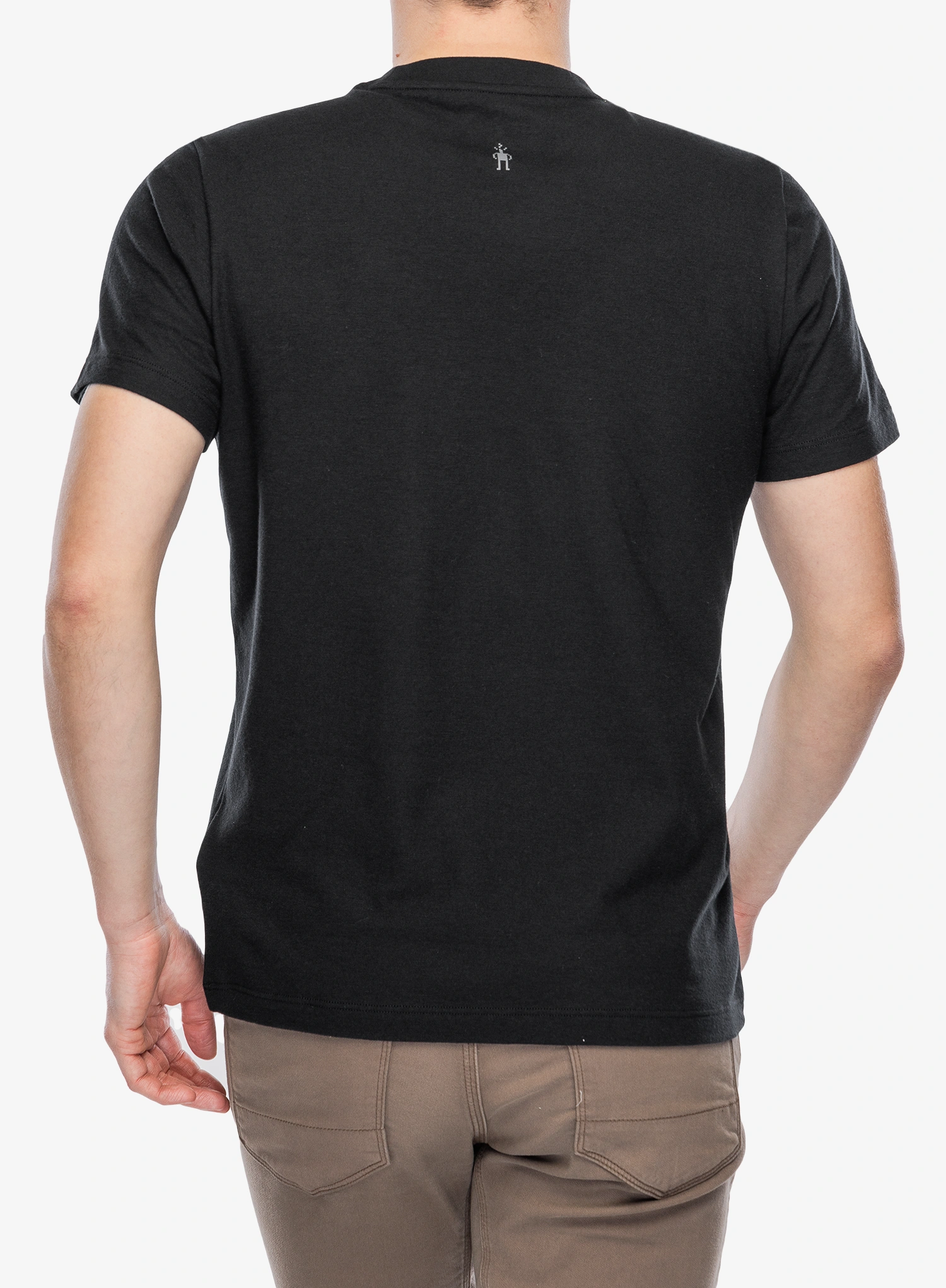 Merinoshirt Smartwool Mountain Horizon Short Sleeve Graphic Tee - black