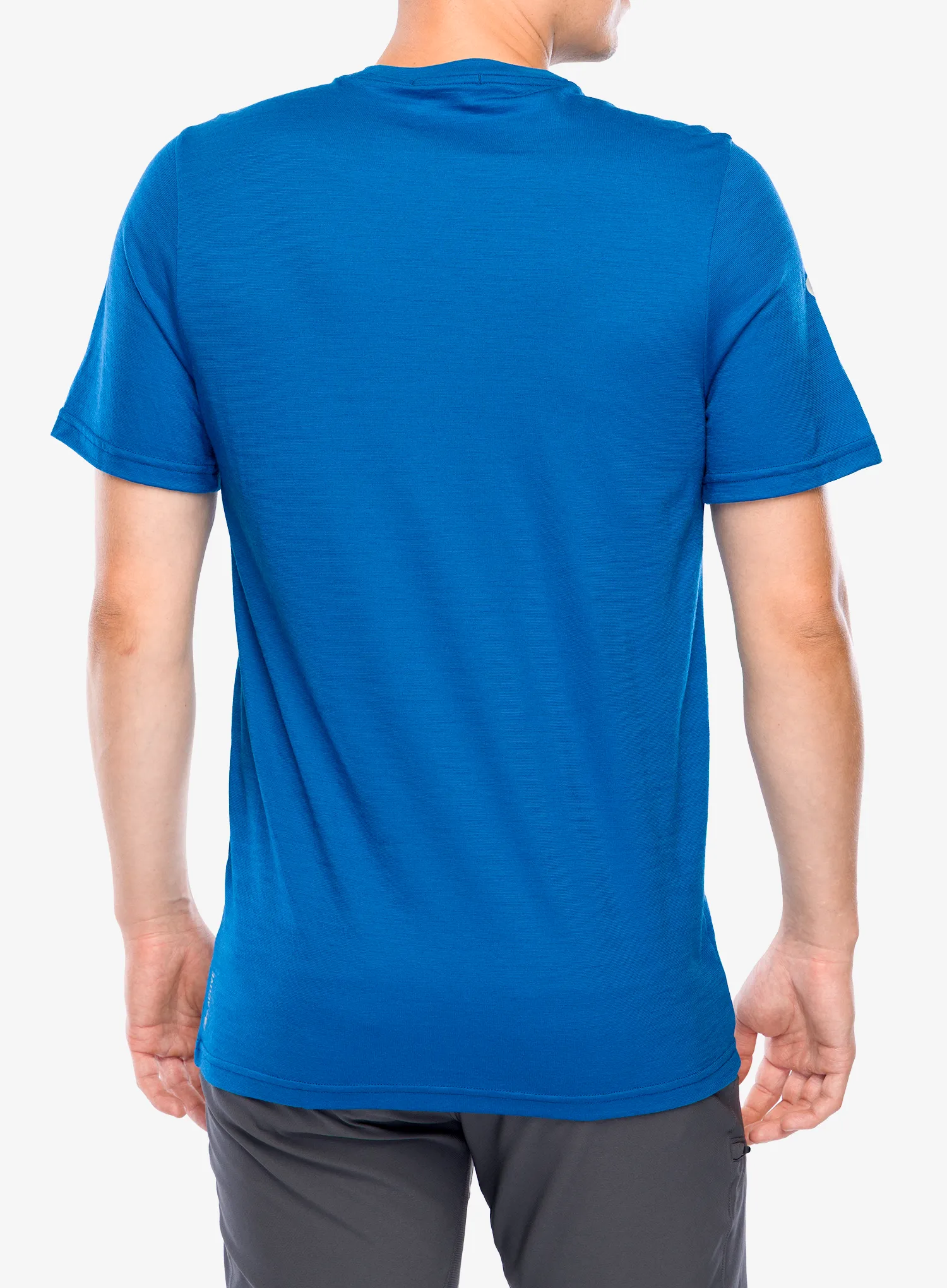 Merinoshirt Smartwool Peak Energy Active Short Sleeve Graphic Tee - nival blue