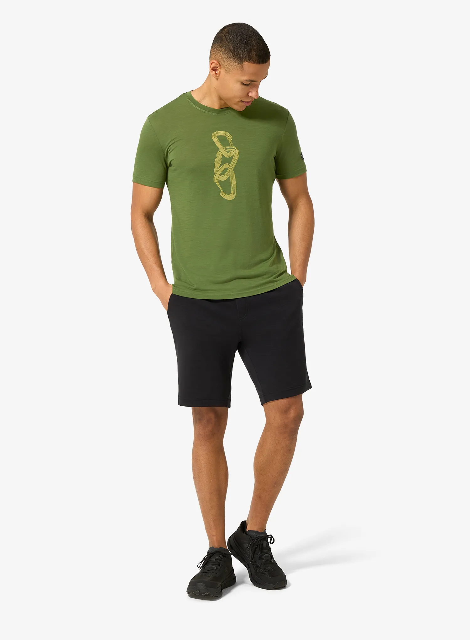 Merinoshirt Super.natural Carabineri Tee - shive/dried tobacco