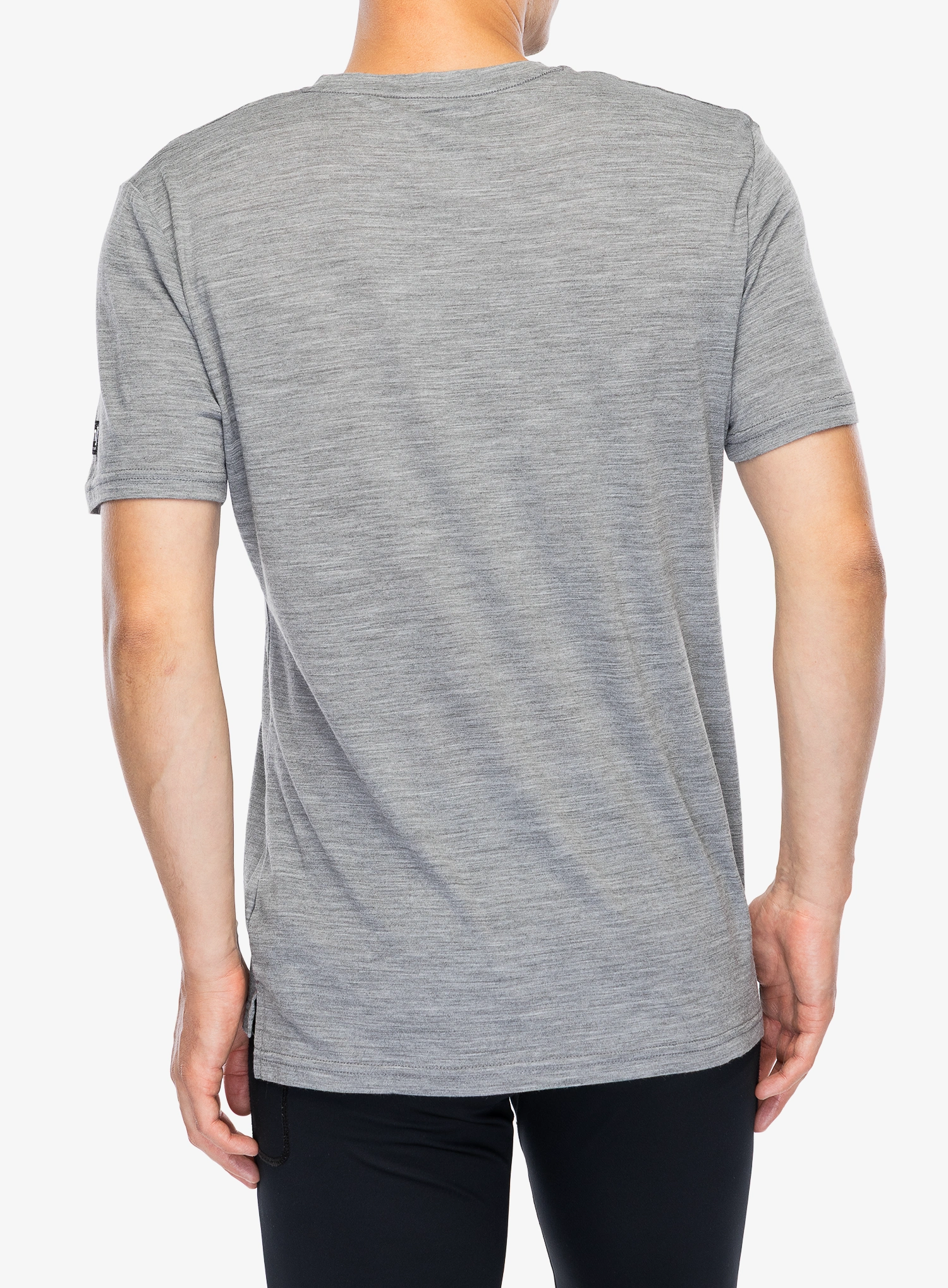Merinoshirt Super.natural Carski Tee - cashmere grey melange/various