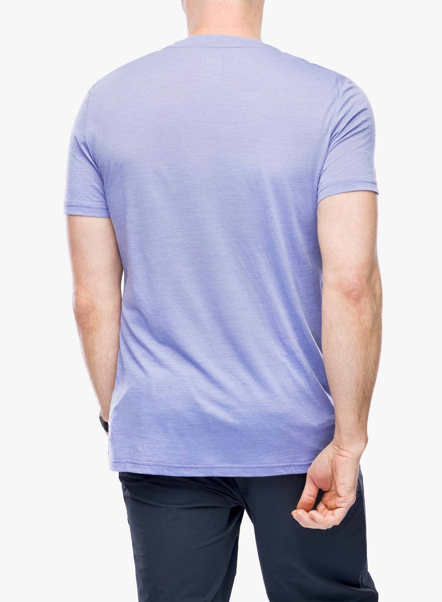 Merinoshirt Super.natural Sn Sailor Tee - blue violet/black/red