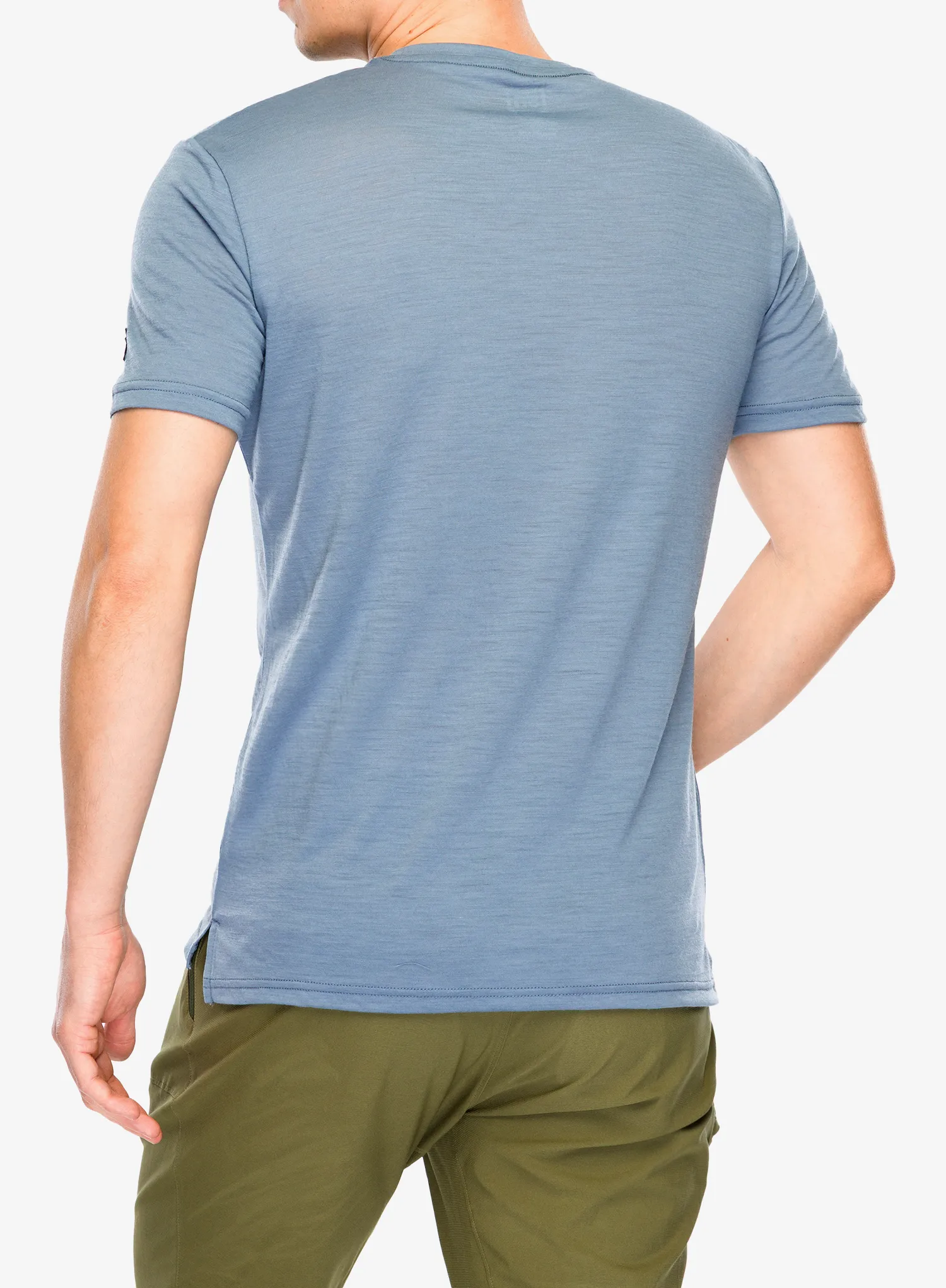 Merinoshirt Super.natural Sn Sailor Tee - flint stone/b.berry/h.risk red