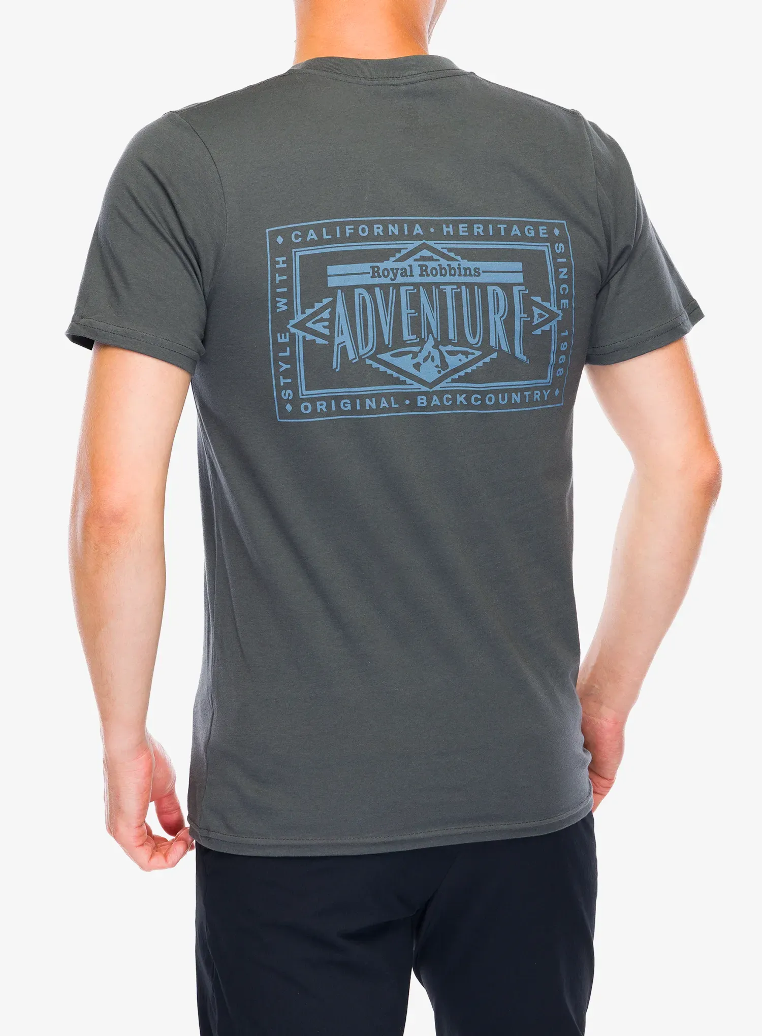T-Shirt Herren Royal Robbins Adventure Tee SS - charcoal