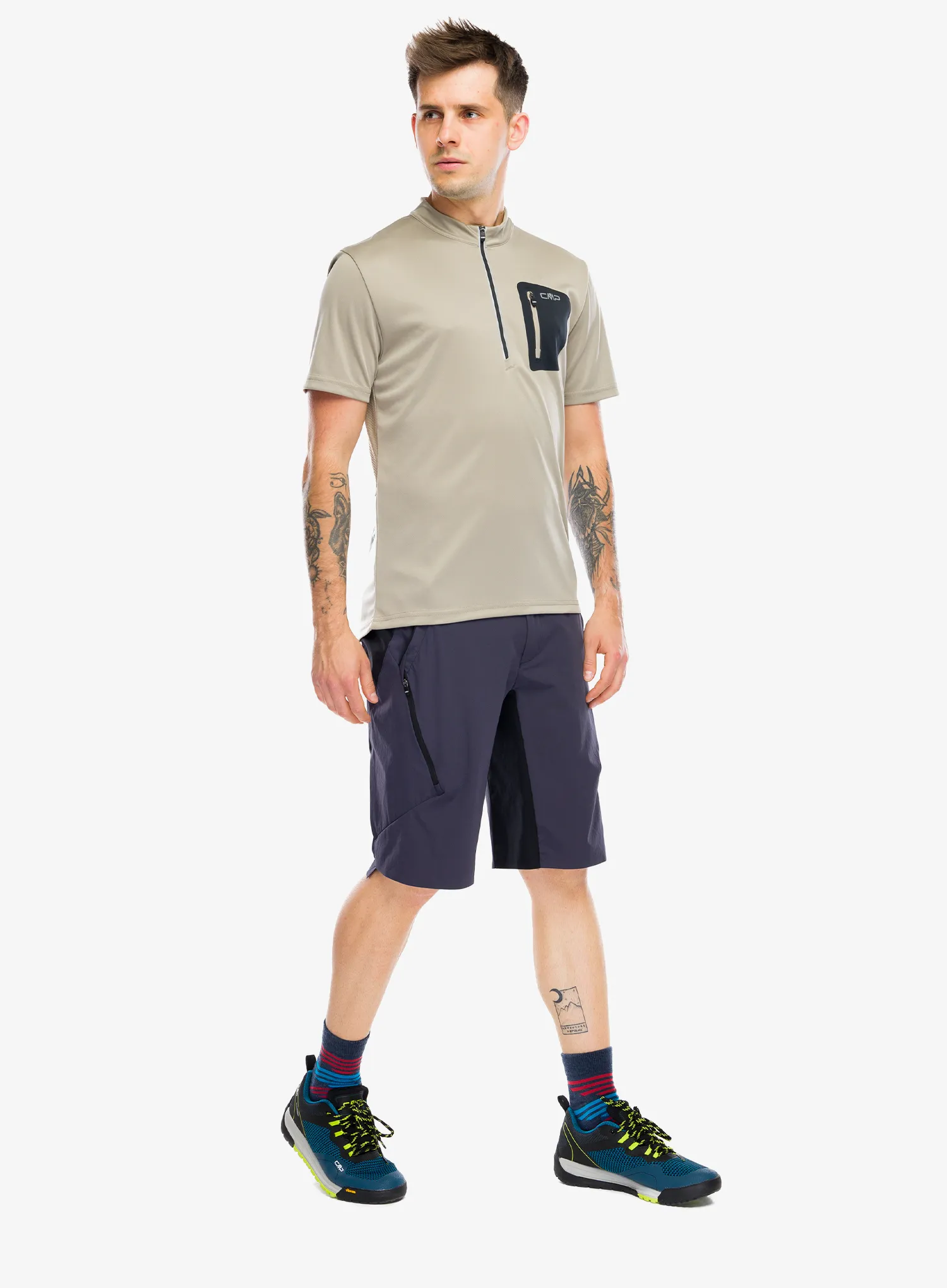 Radtrikot CMP Clutch T-Shirt Freebike - corda