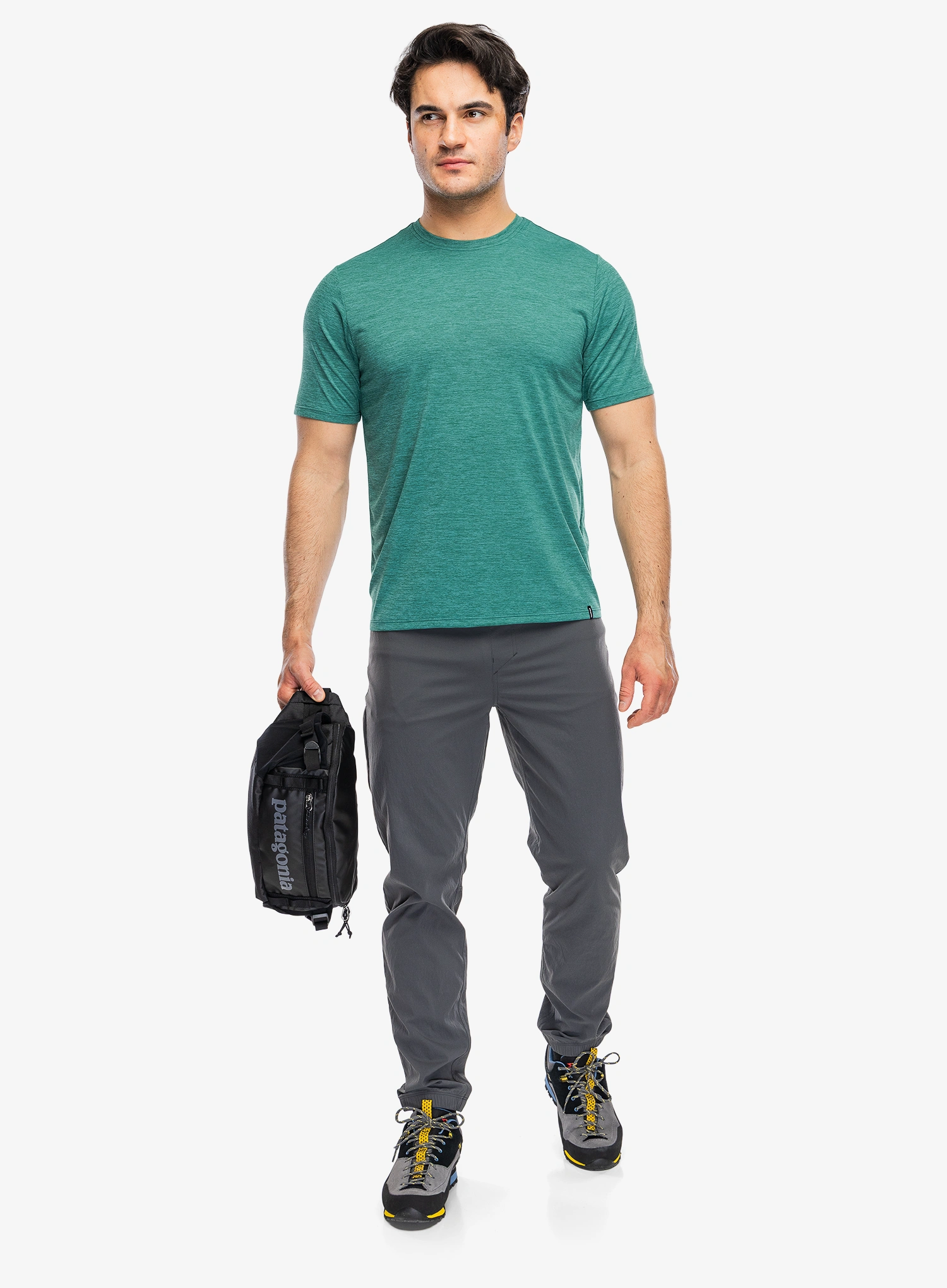 Shirt Patagonia Cap Cool Daily Shirt - green/light gem green x-dye