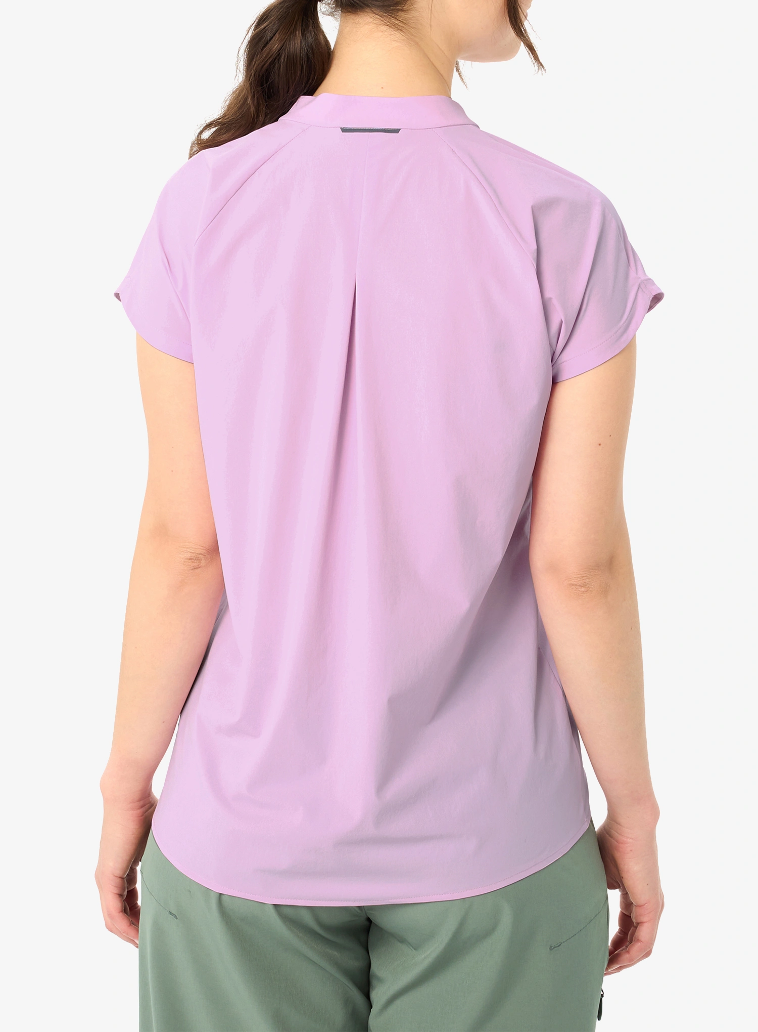 Polo-Shirt Damen Vaude Yaras SL Shirt II - raspberry