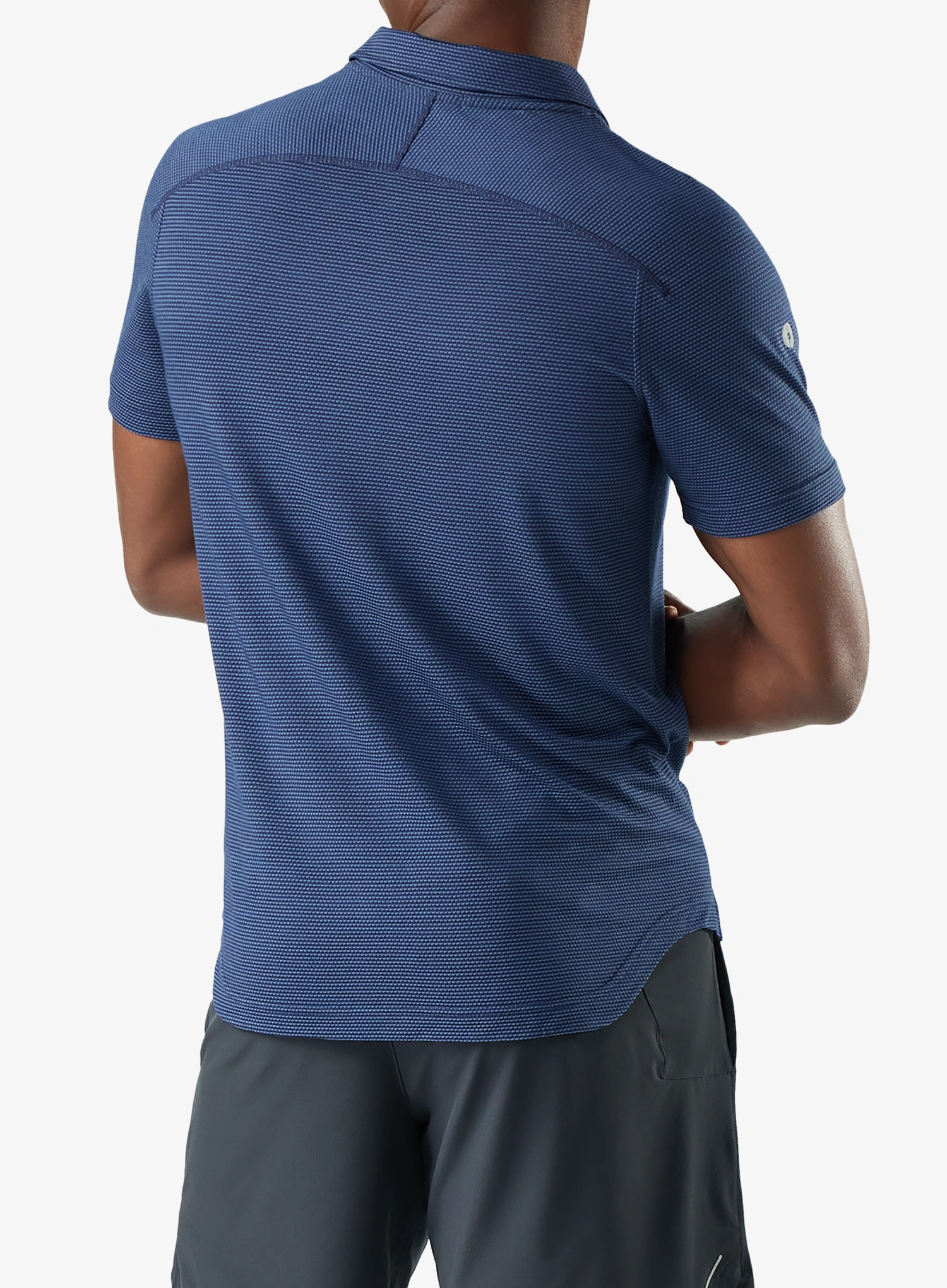 Polo-Shirt Smartwool Active Mesh Polo - nightfall/deep navy