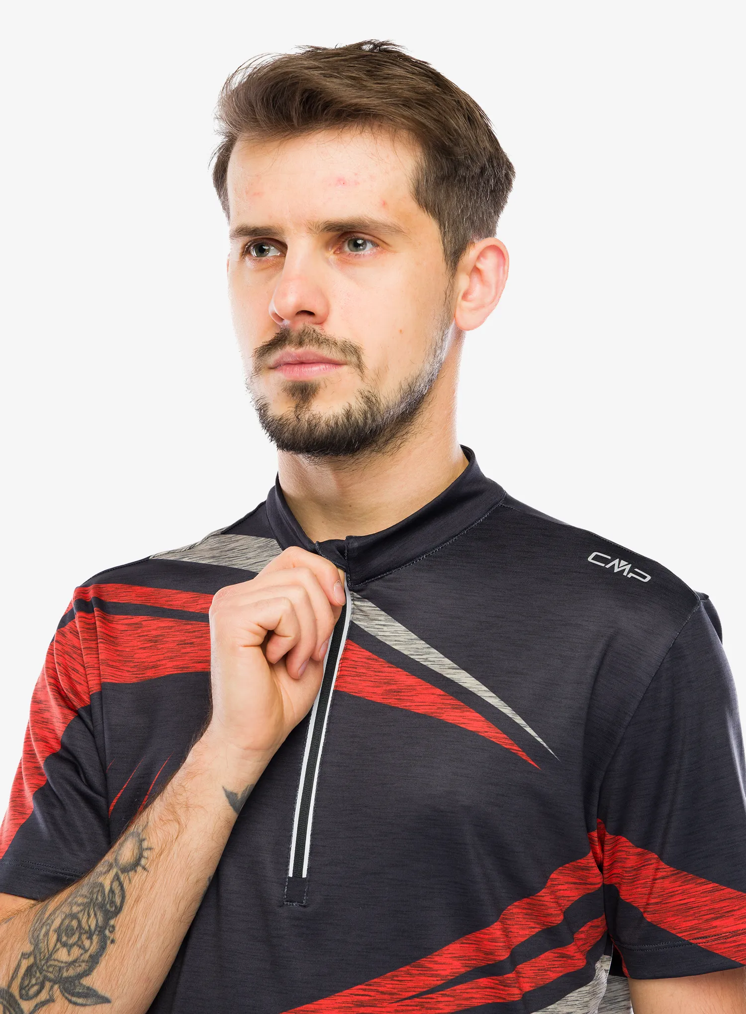 Fahrradtrikot CMP Zyone - antracite/orange