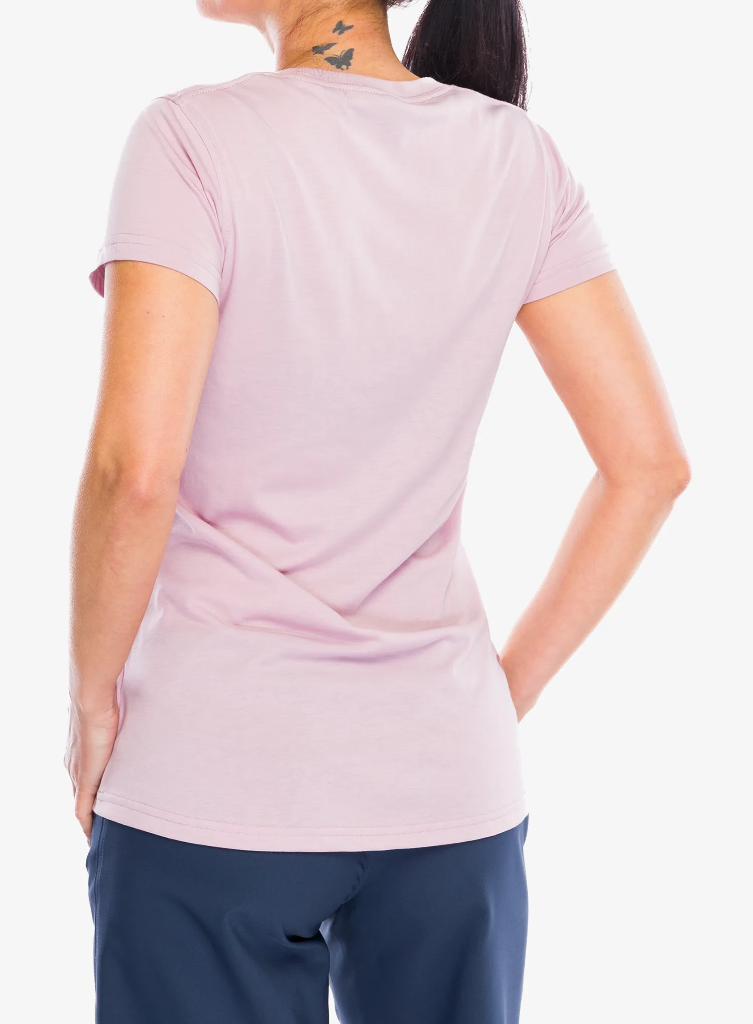 Fahrradtrikot Damen ION Logo SS DR - dark lavender