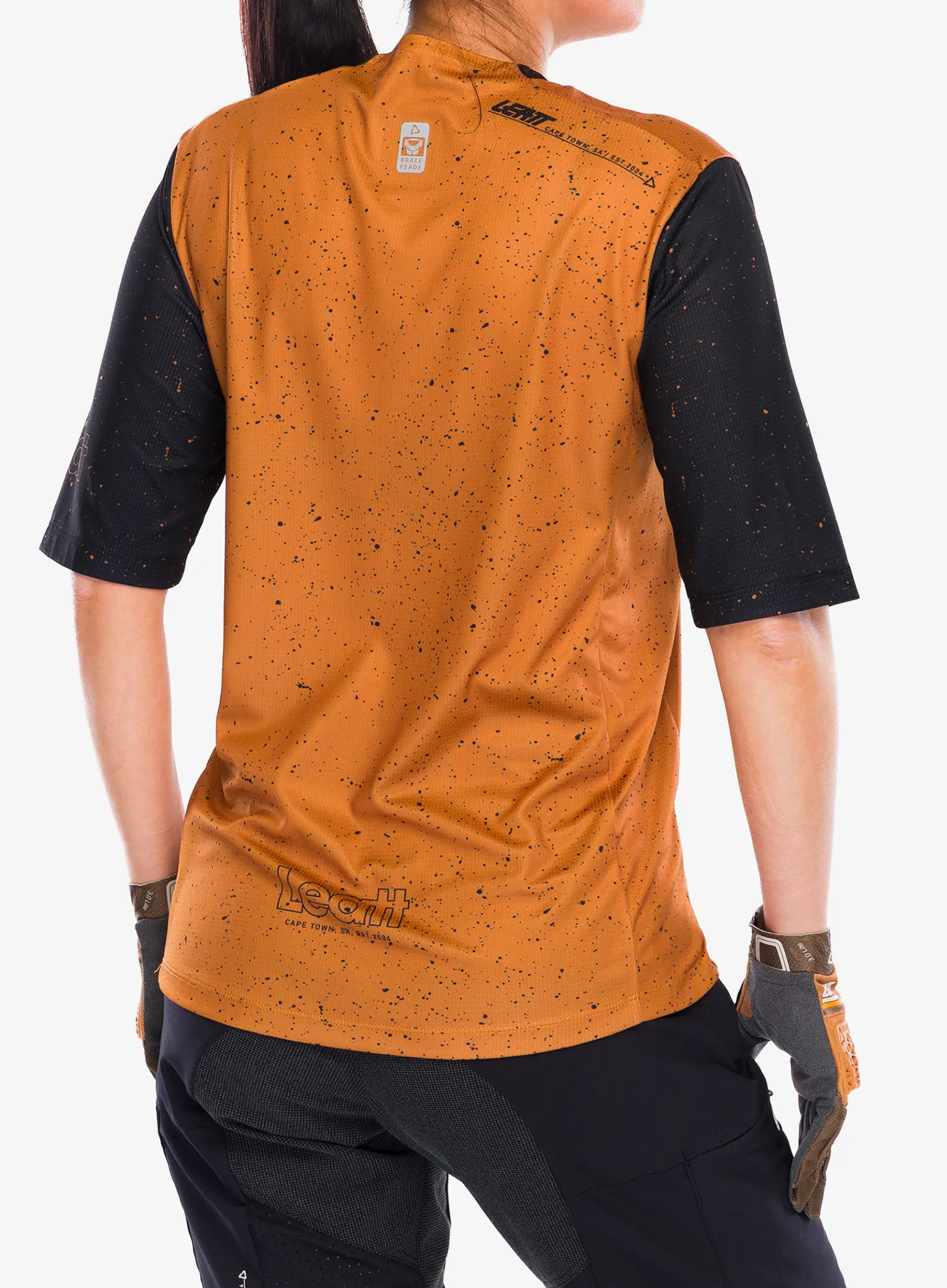 Fahrradtrikot Damen Leatt Jersey MTB Enduro 3.0 - rust/rust