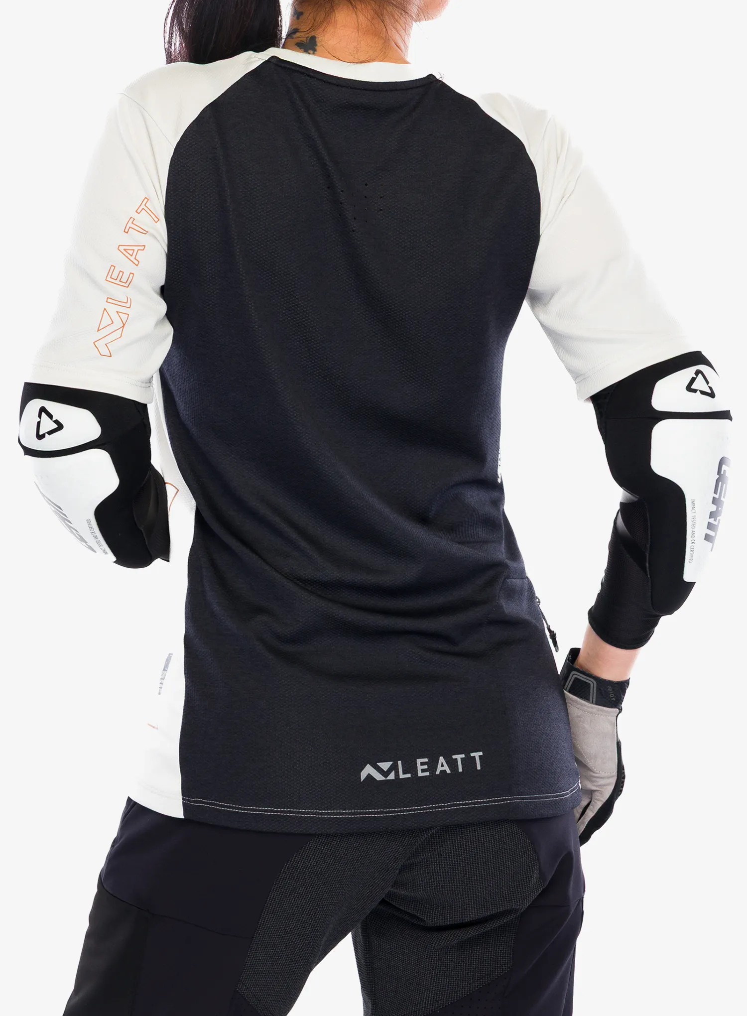Fahrradtrikot Damen Leatt Jersey MTB Trail 2.0 - stone