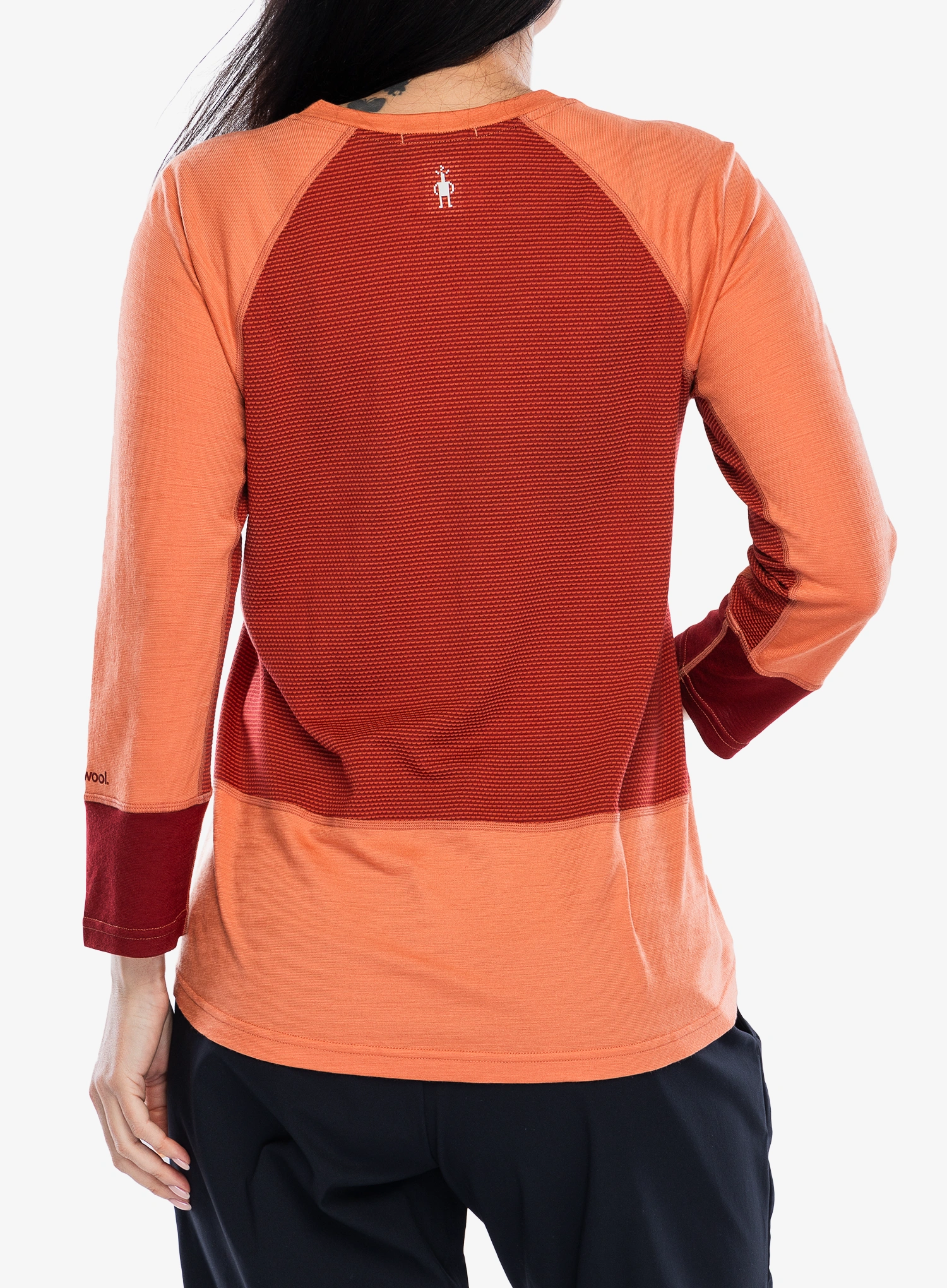 Fahrradtrikot Damen Smartwool Mountain Bike 3/4 Sleeve Jersey - terracotta