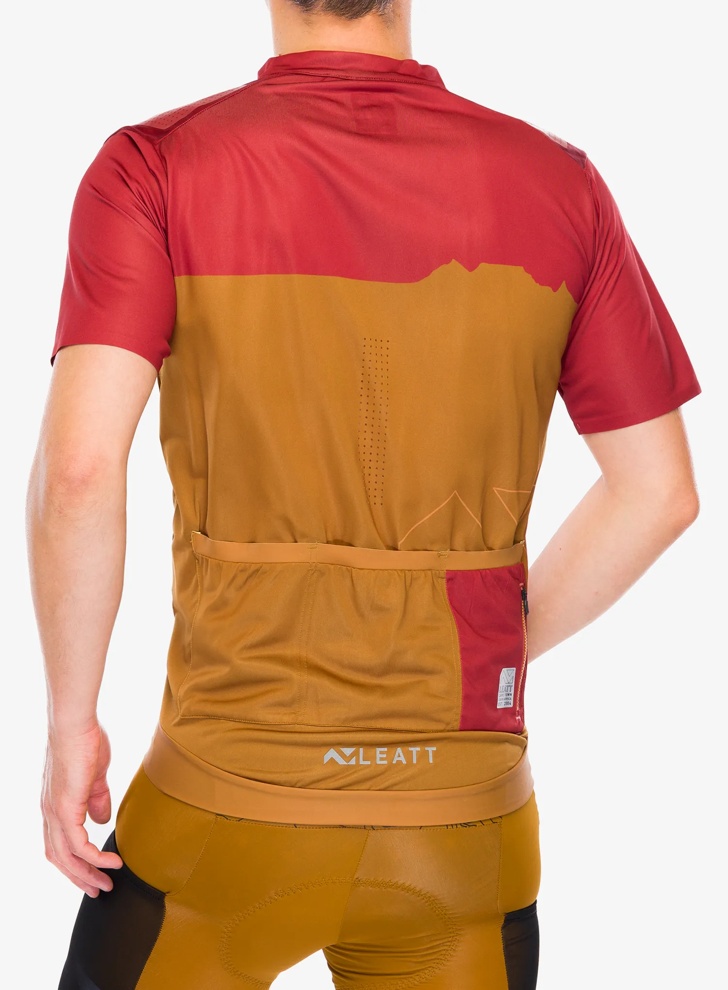 Fahrradtrikot Leatt Jersey MTB Trail 3.0 - lava