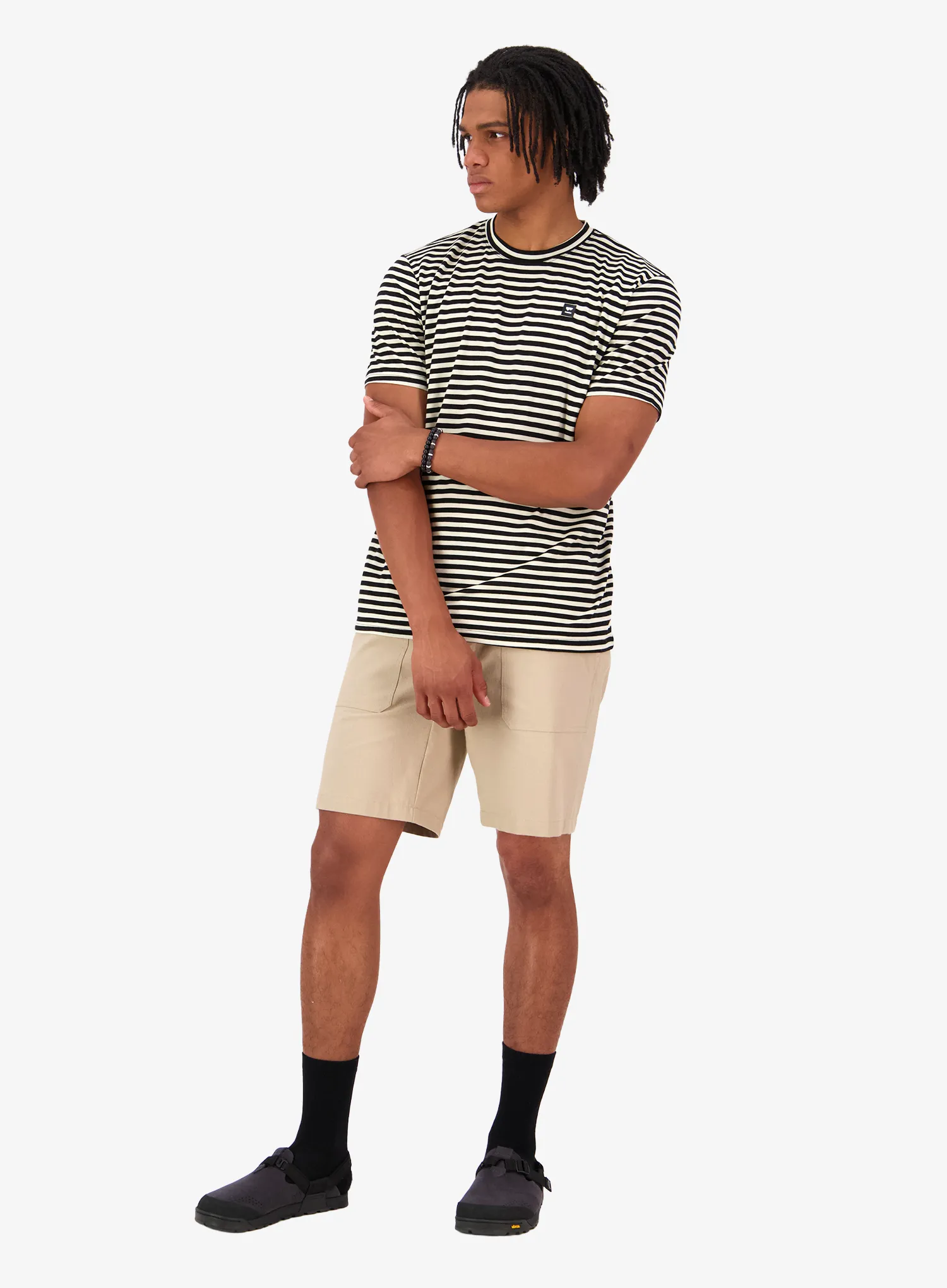 Fahrradtrikot Mons Royale Icon Merino T-Shirt - mr stripe