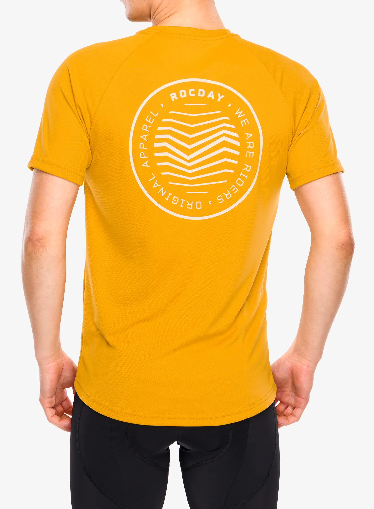 Fahrradtrikot Rocday Gravel - yellow