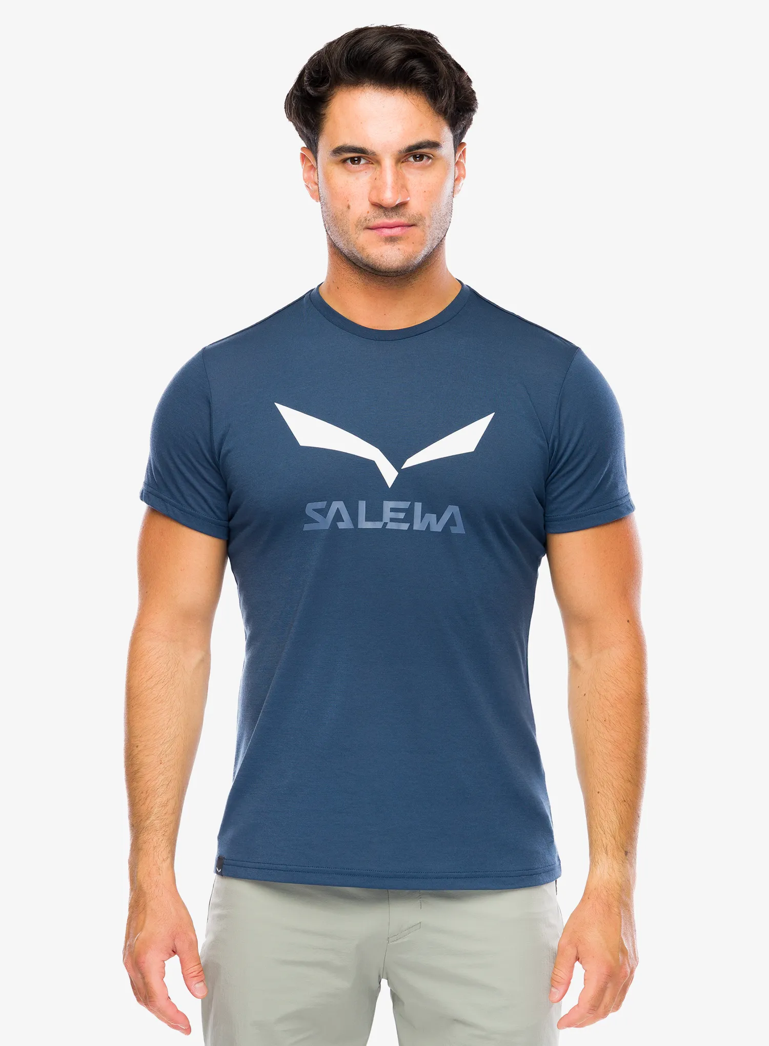Shirt Salewa Solidlogo Dry T-shirt - dark denim