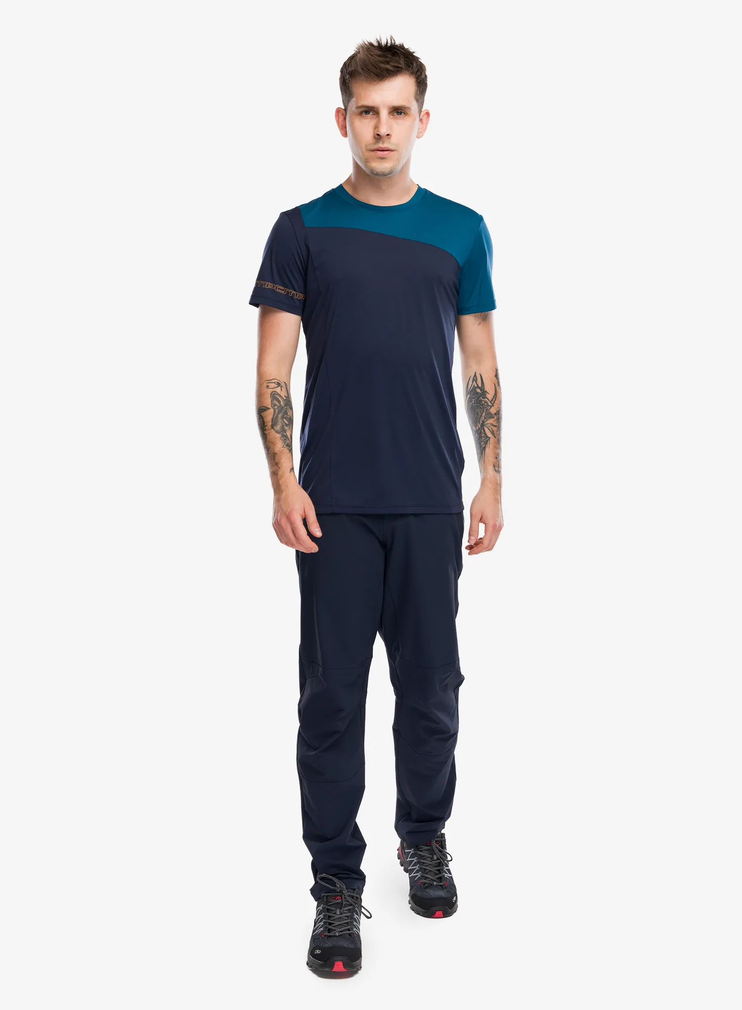 Funktionsshirt CMP Juvan T-Shirt - black blue