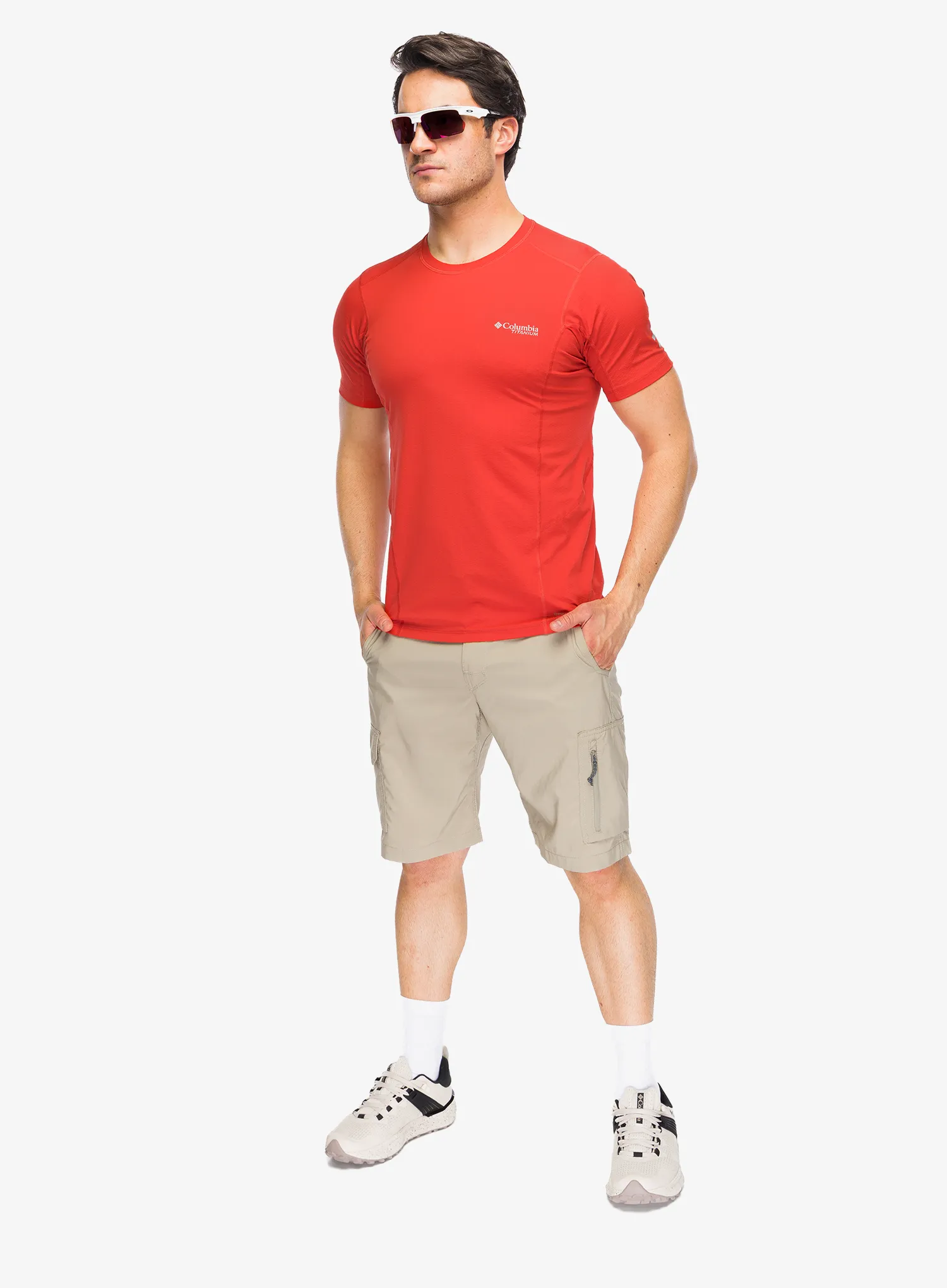 Funktionsshirt Columbia Diamond Peak Pro Short Sleeve - super sonic