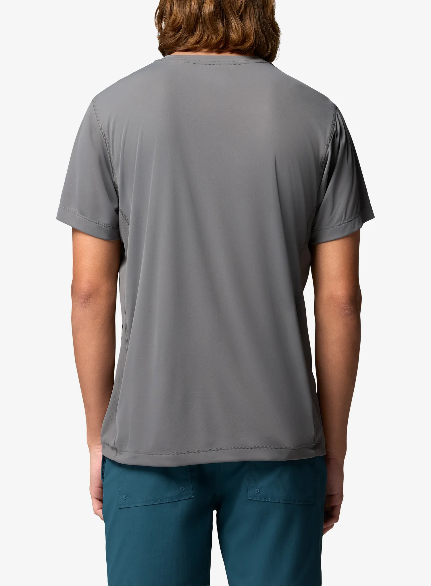 Funktionsshirt Columbia Zero Rules Light S/S Graphic Crew - city grey/scripted peaks