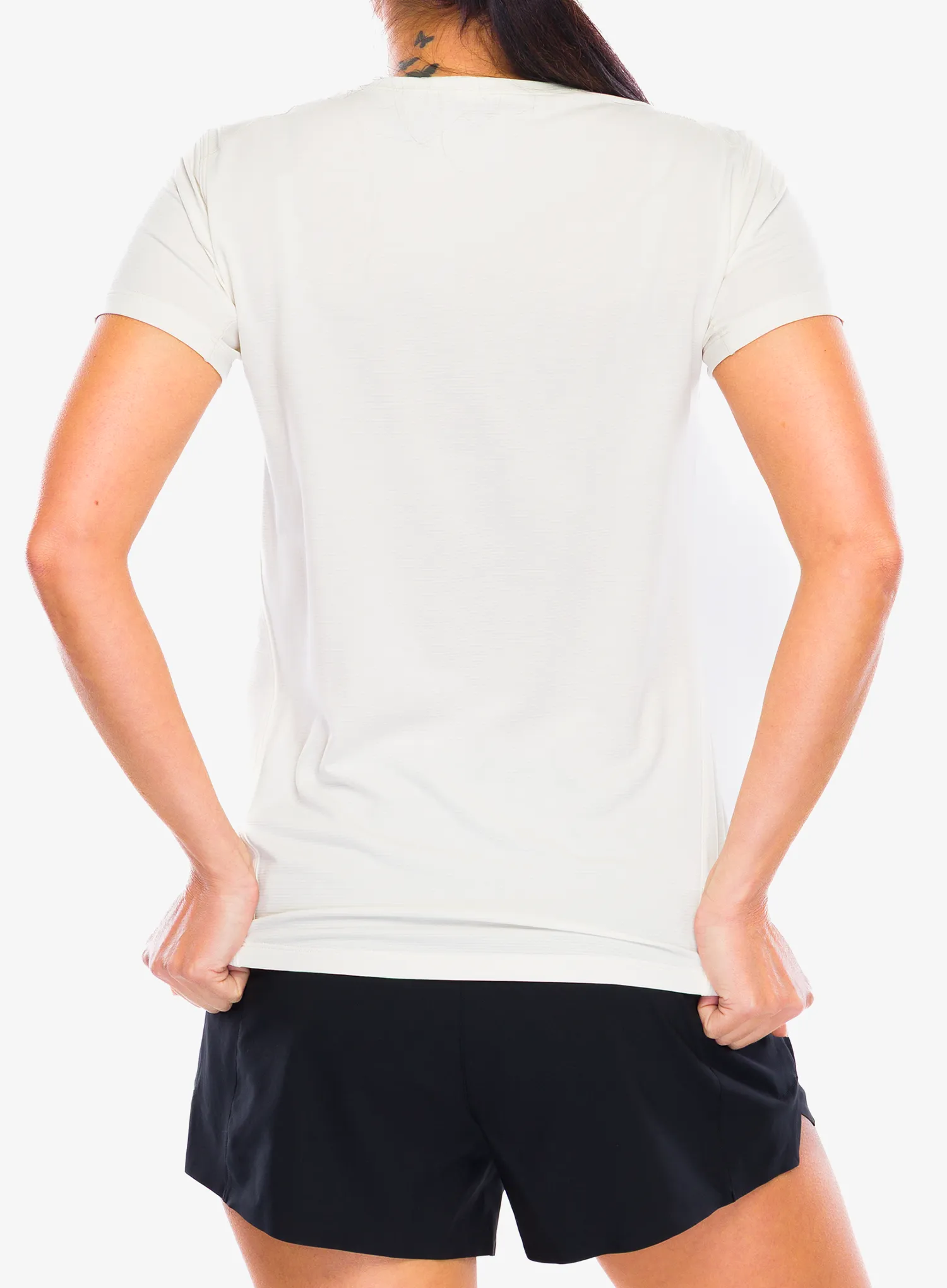 Funktionsshirt Damen Arcteryx Taema Crew Neck SS - arctic silk heather