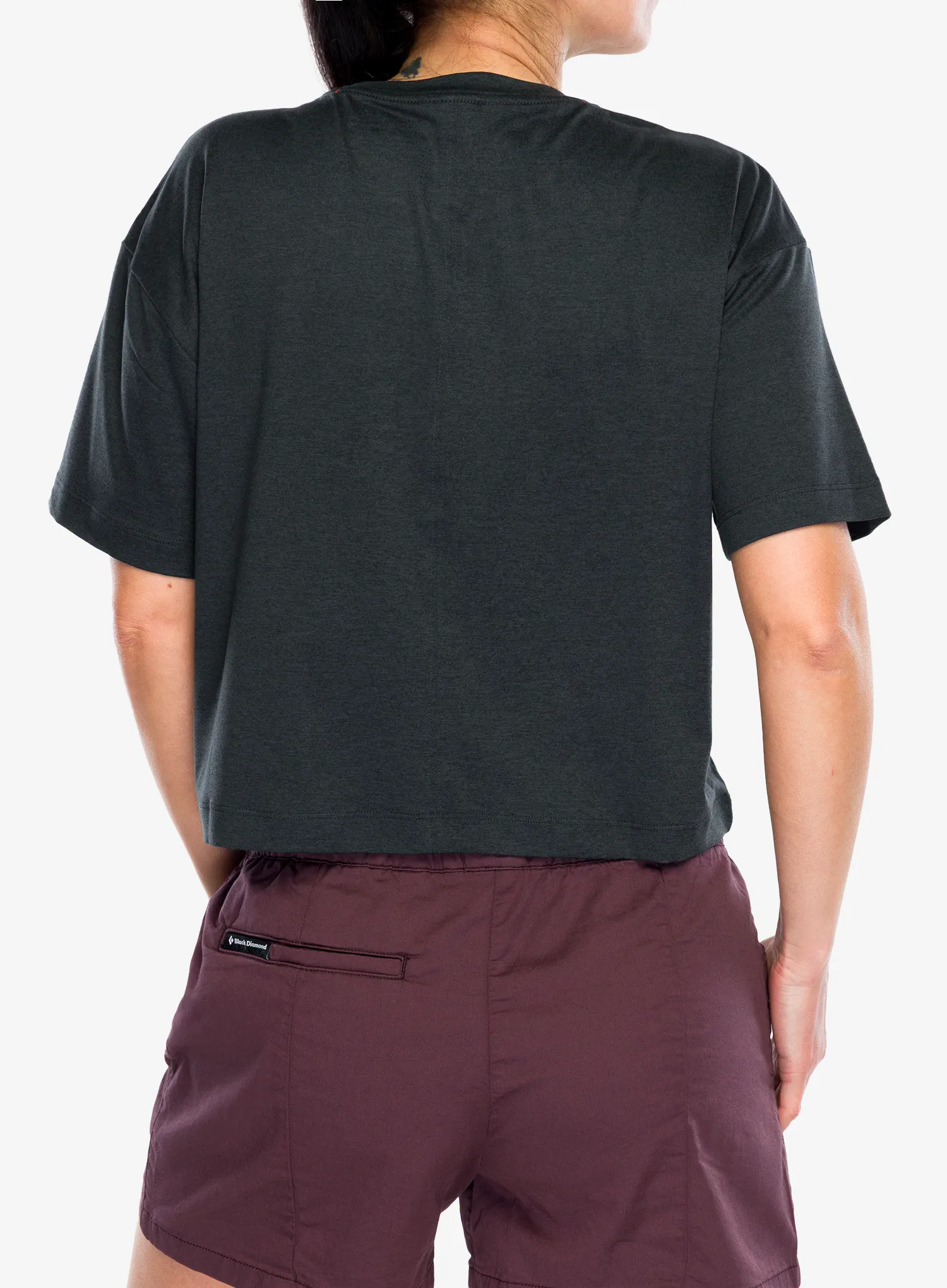 Funktionsshirt Damen Black Diamond Circuit SS Tee - black/black