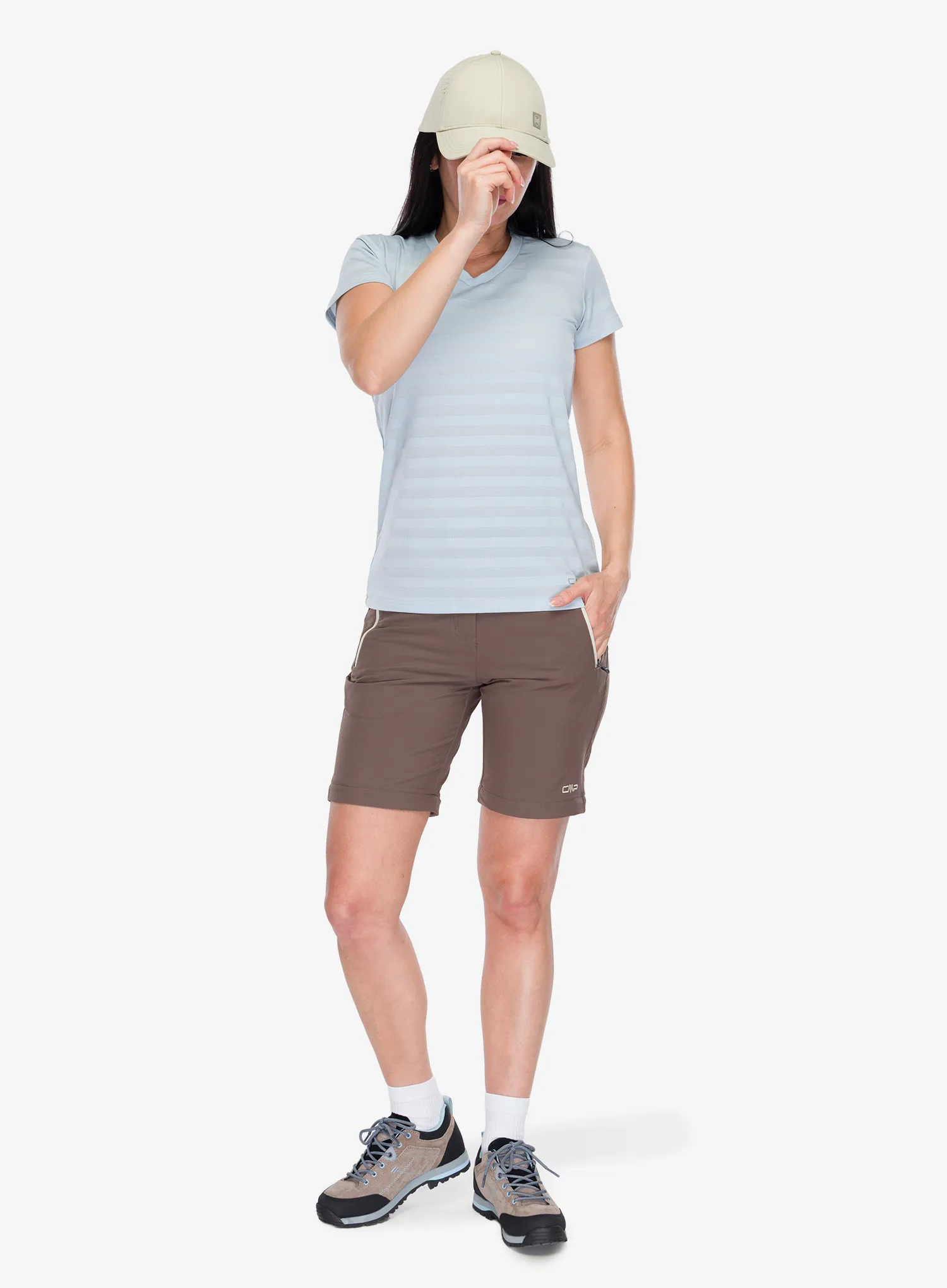 Funktionsshirt Damen CMP Velora T-Shirt - sky blue