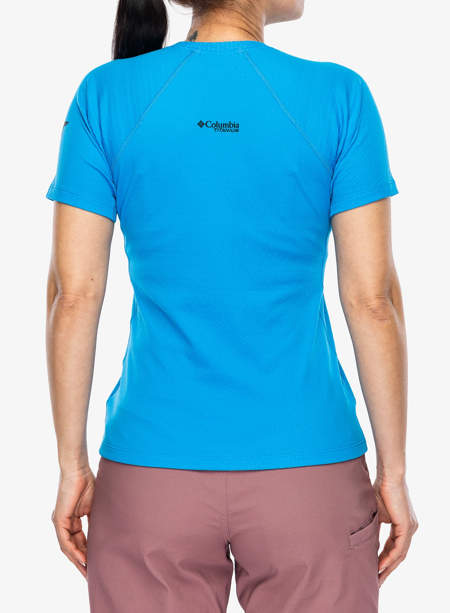Funktionsshirt Damen Columbia DriVenture Short Sleeve - compass blue