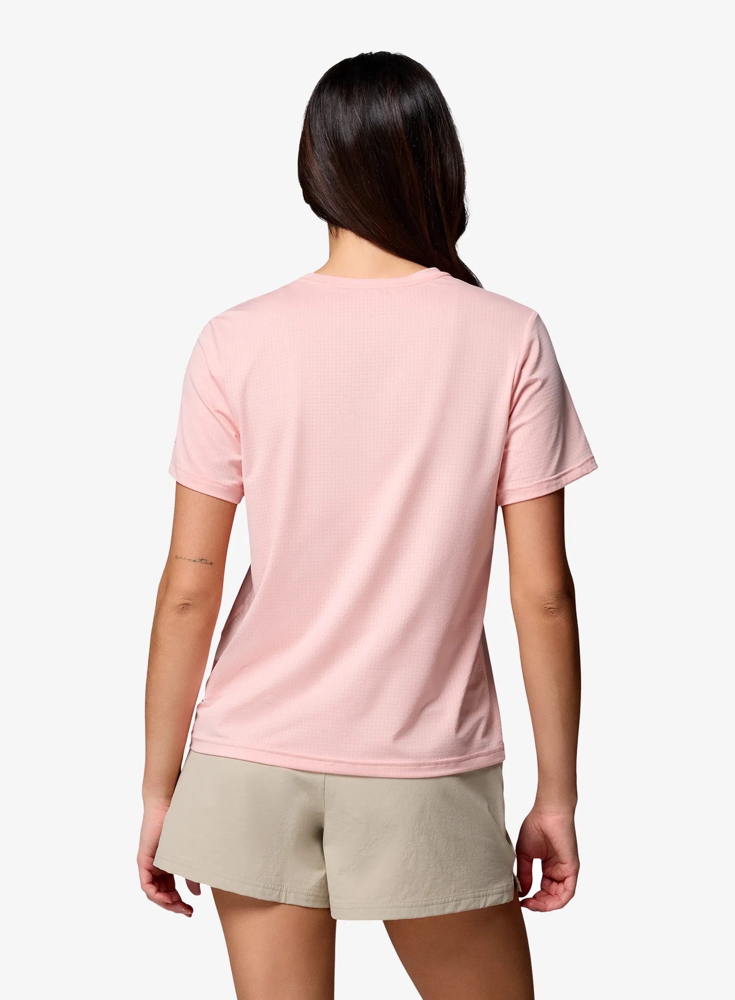 Funktionsshirt Damen Columbia Wild Springs S/S - pink sand