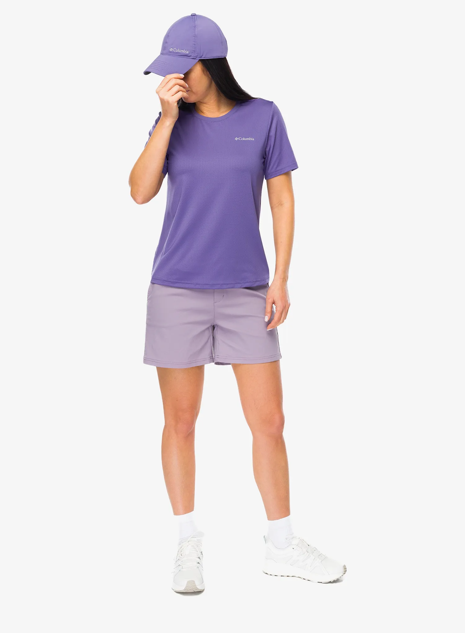 Funktionsshirt Damen Columbia Wild Springs S/S - stormwatch