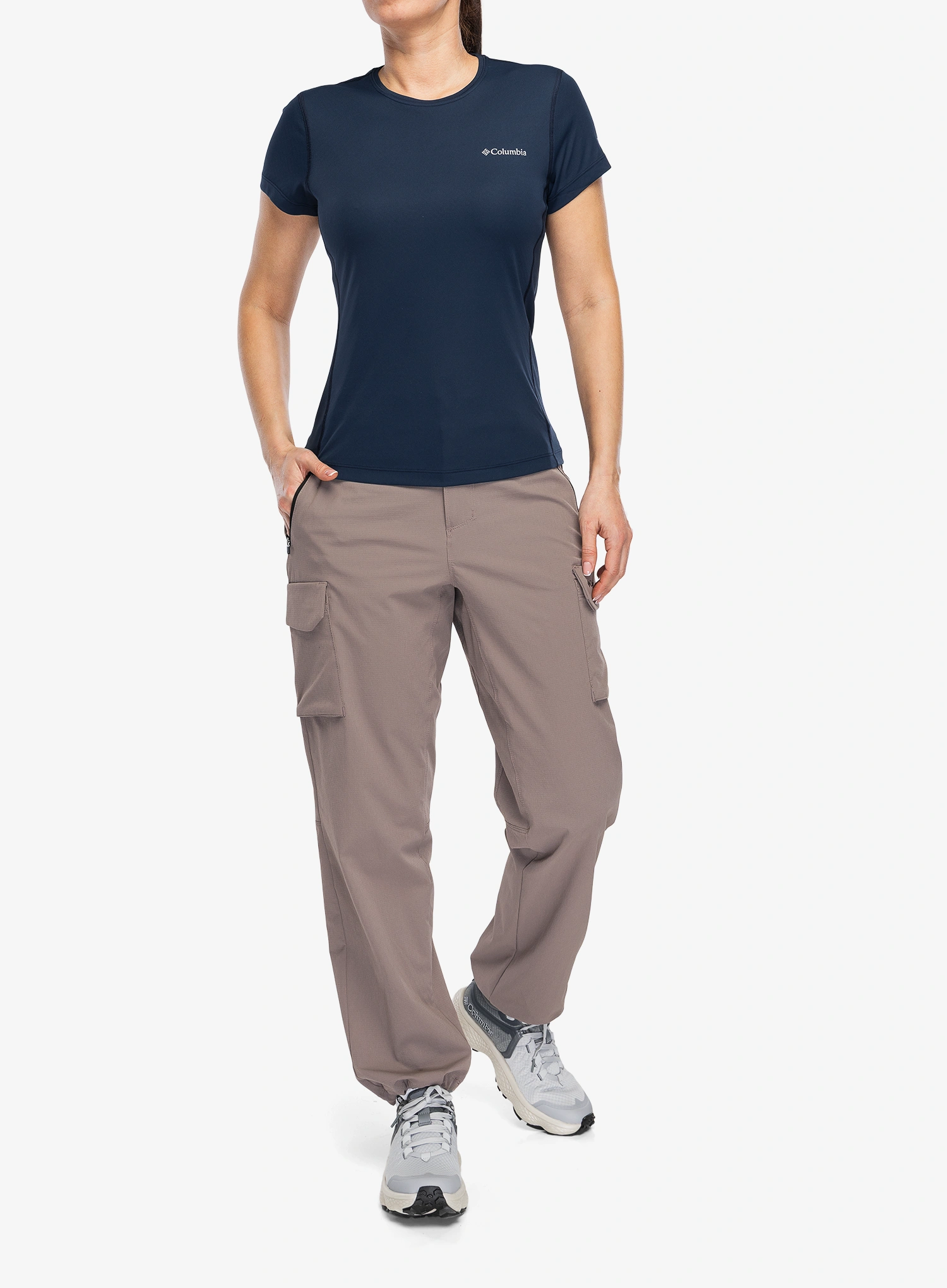 Funktionsshirt Damen Columbia Zero Rules Light S/S Crew - collegiate navy