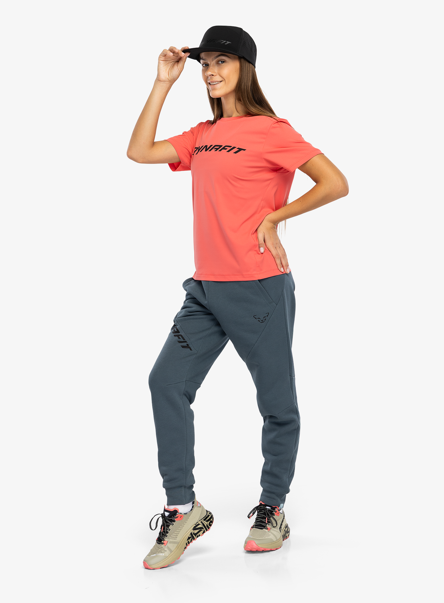 Funktionsshirt Damen Dynafit Traverse T-Shirt - cabana