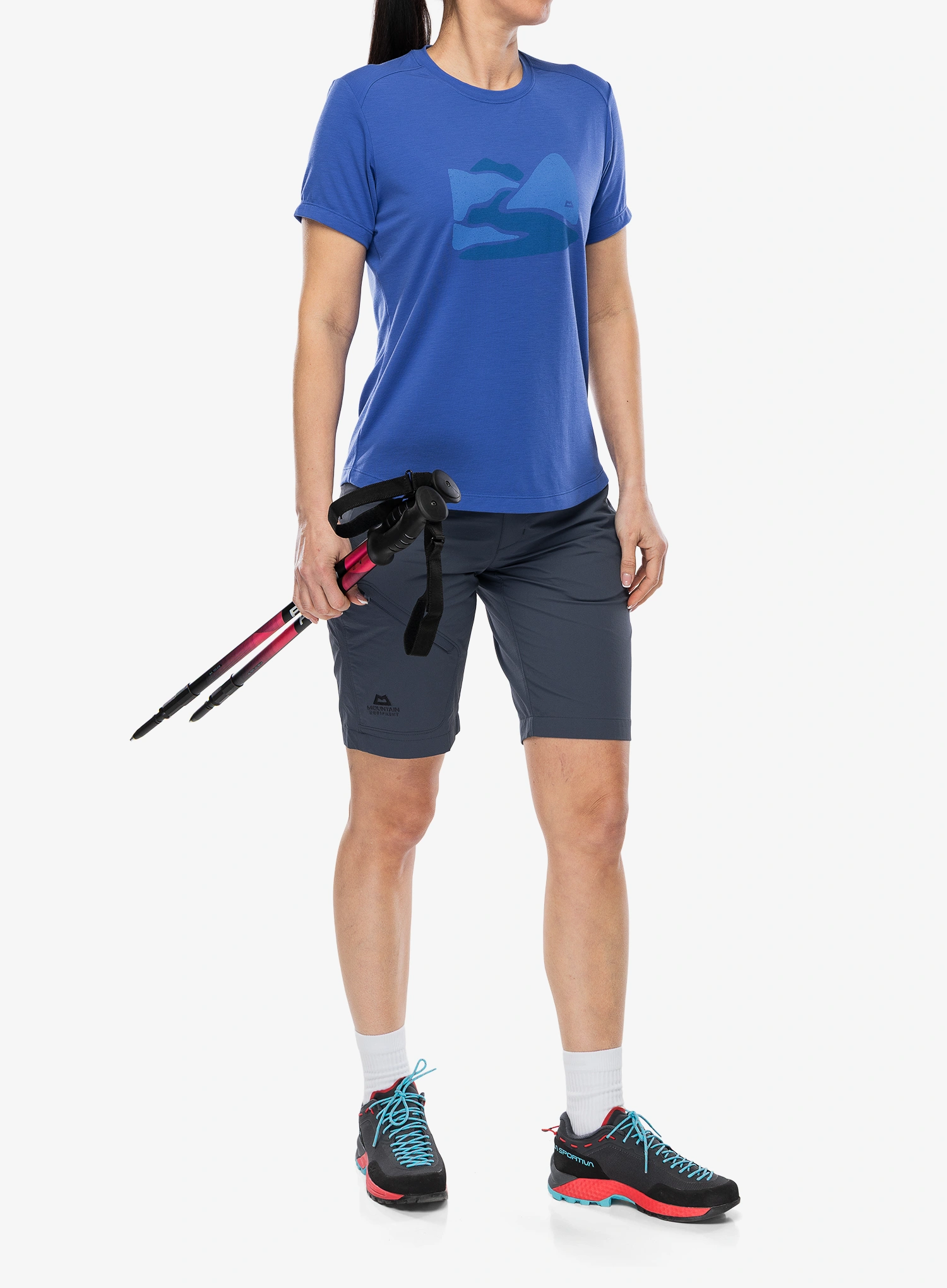 Funktionsshirt Damen Mountain Equipment Headpoint Graphic Tee - vivid blue