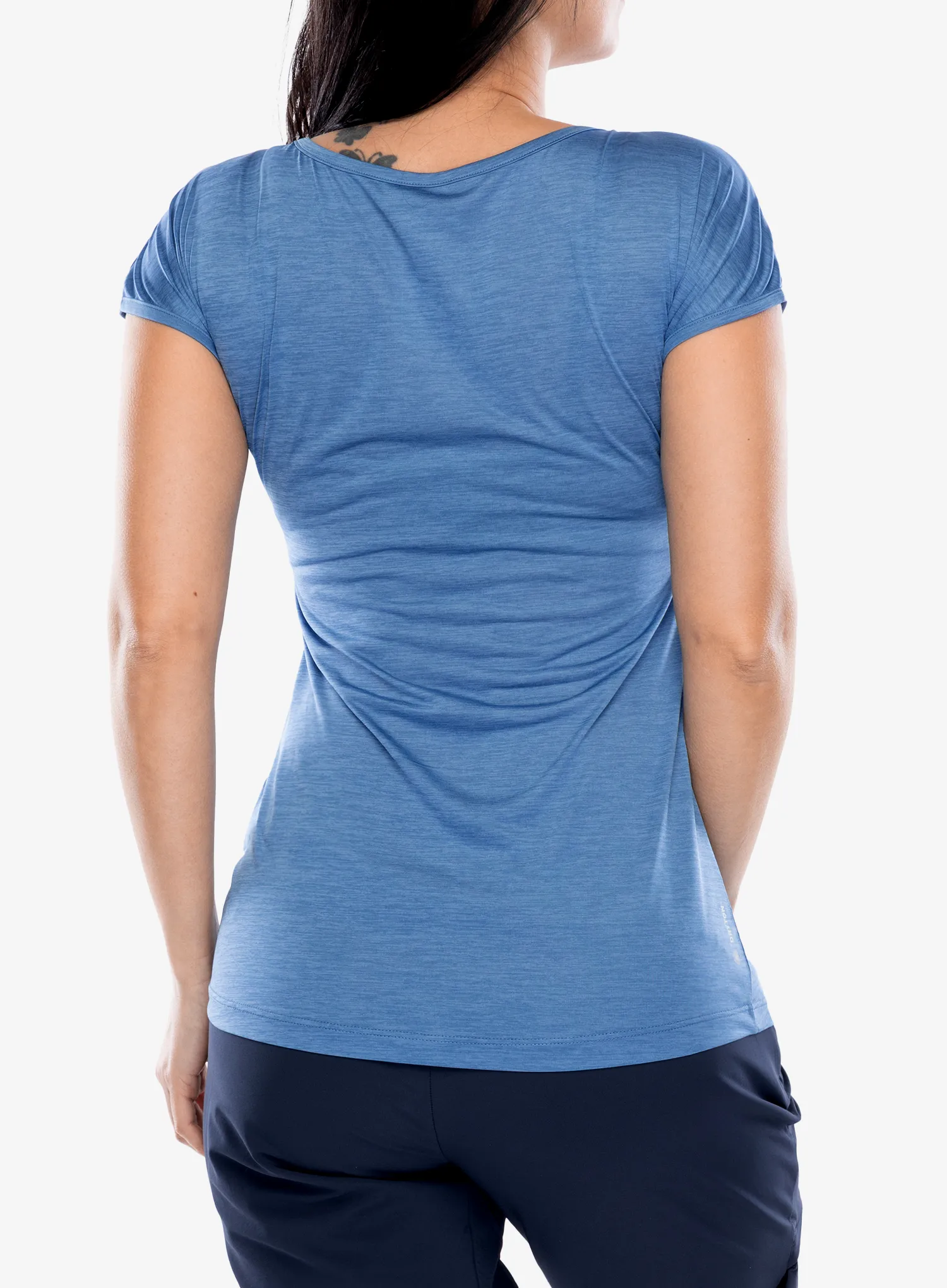 Funktionsshirt Damen Salewa Puez Melange Dry S/S Tee - morning blue melange